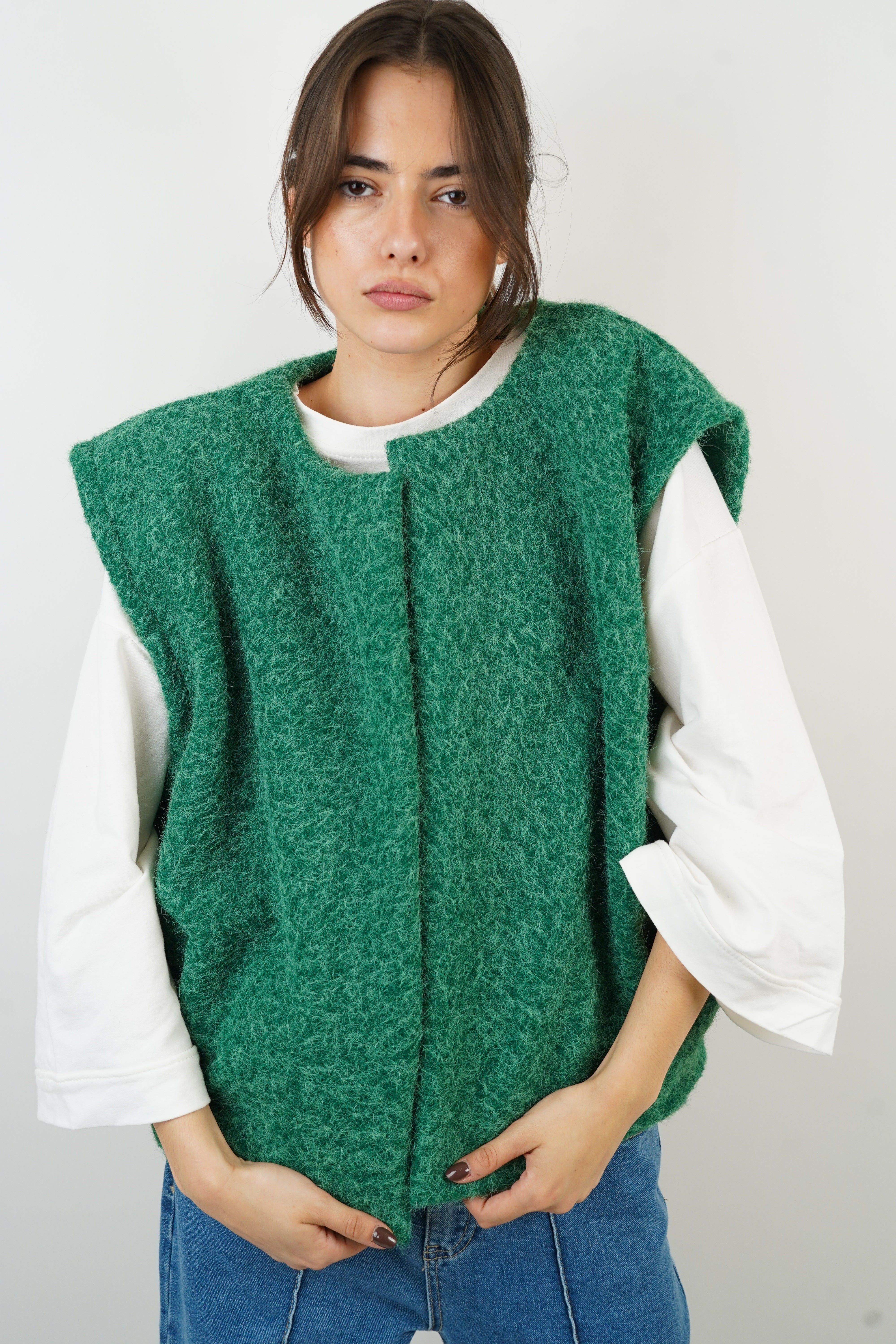 Veste Maddy verte foncée