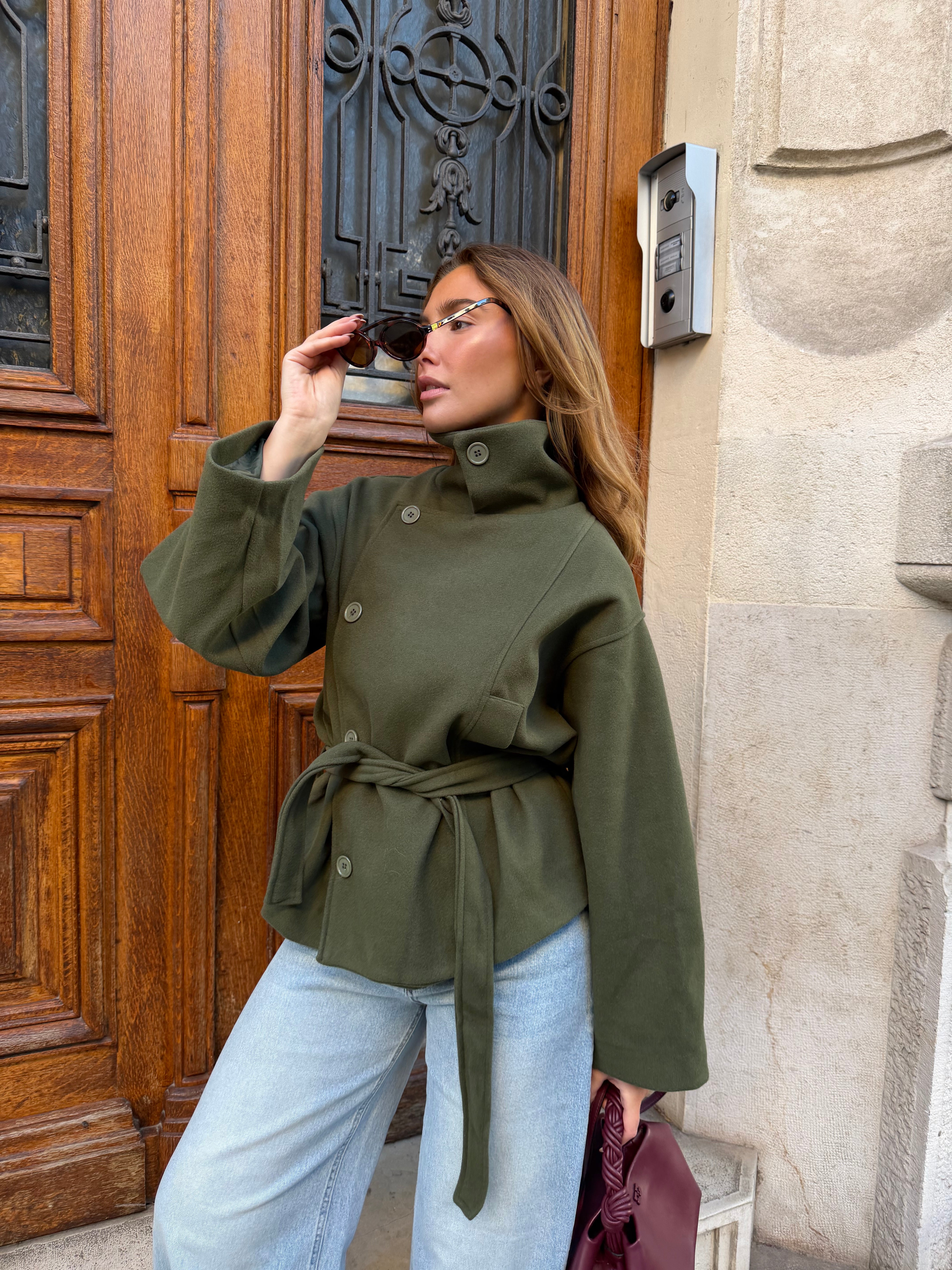 Manteau Roxane kaki (12/12)