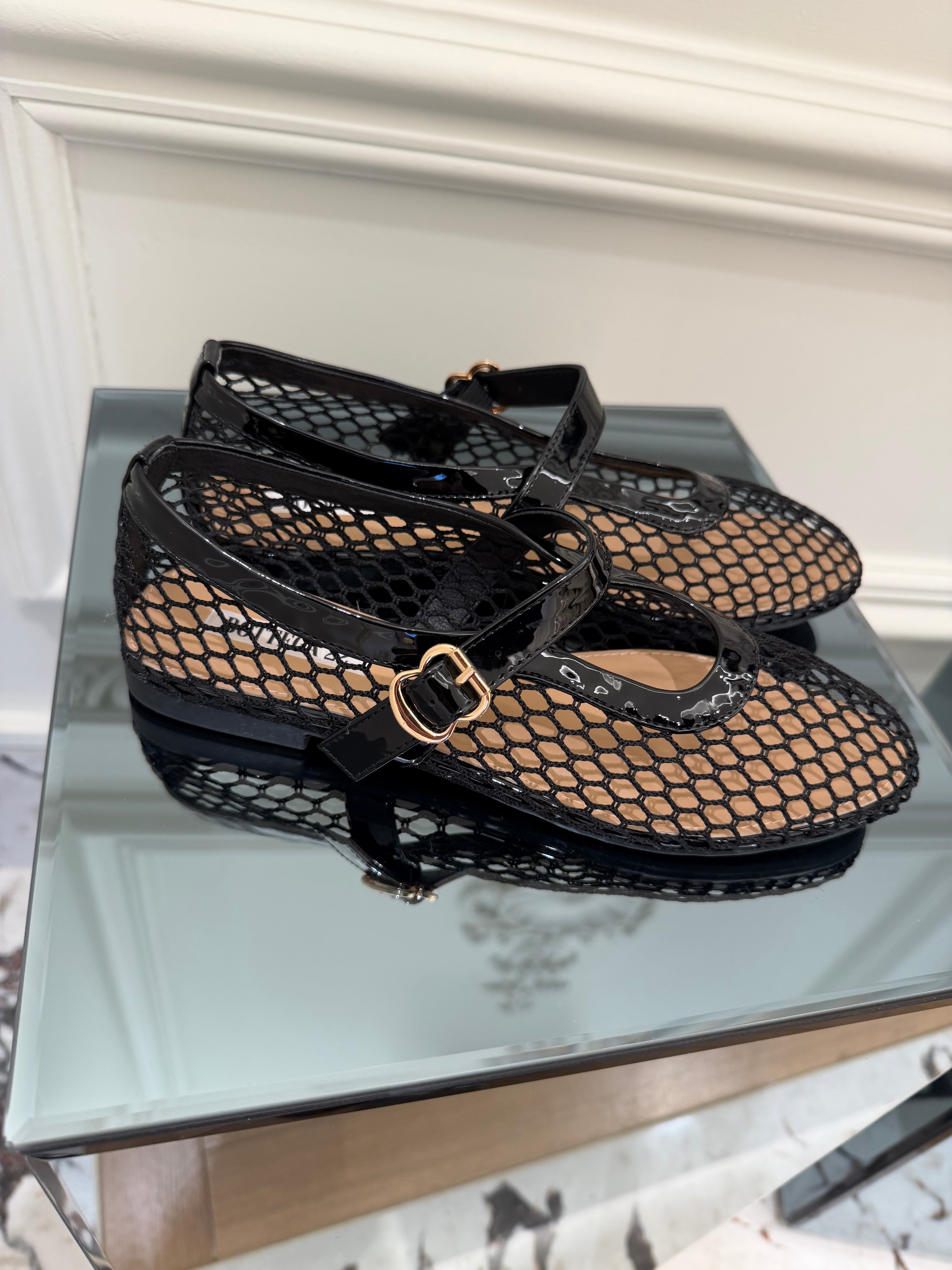 Schwarze Albane Ballerinas