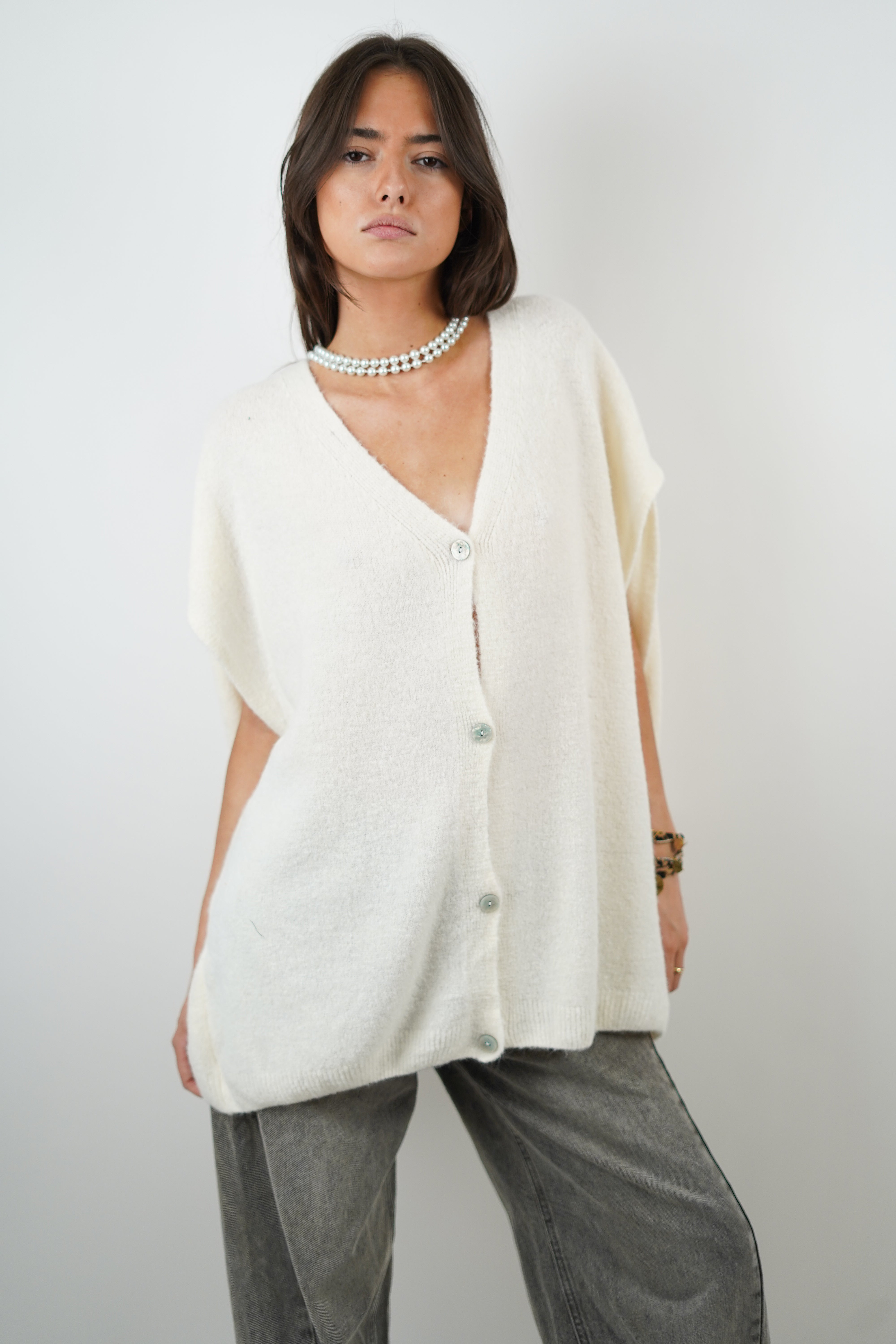 Gilet Margot blanc