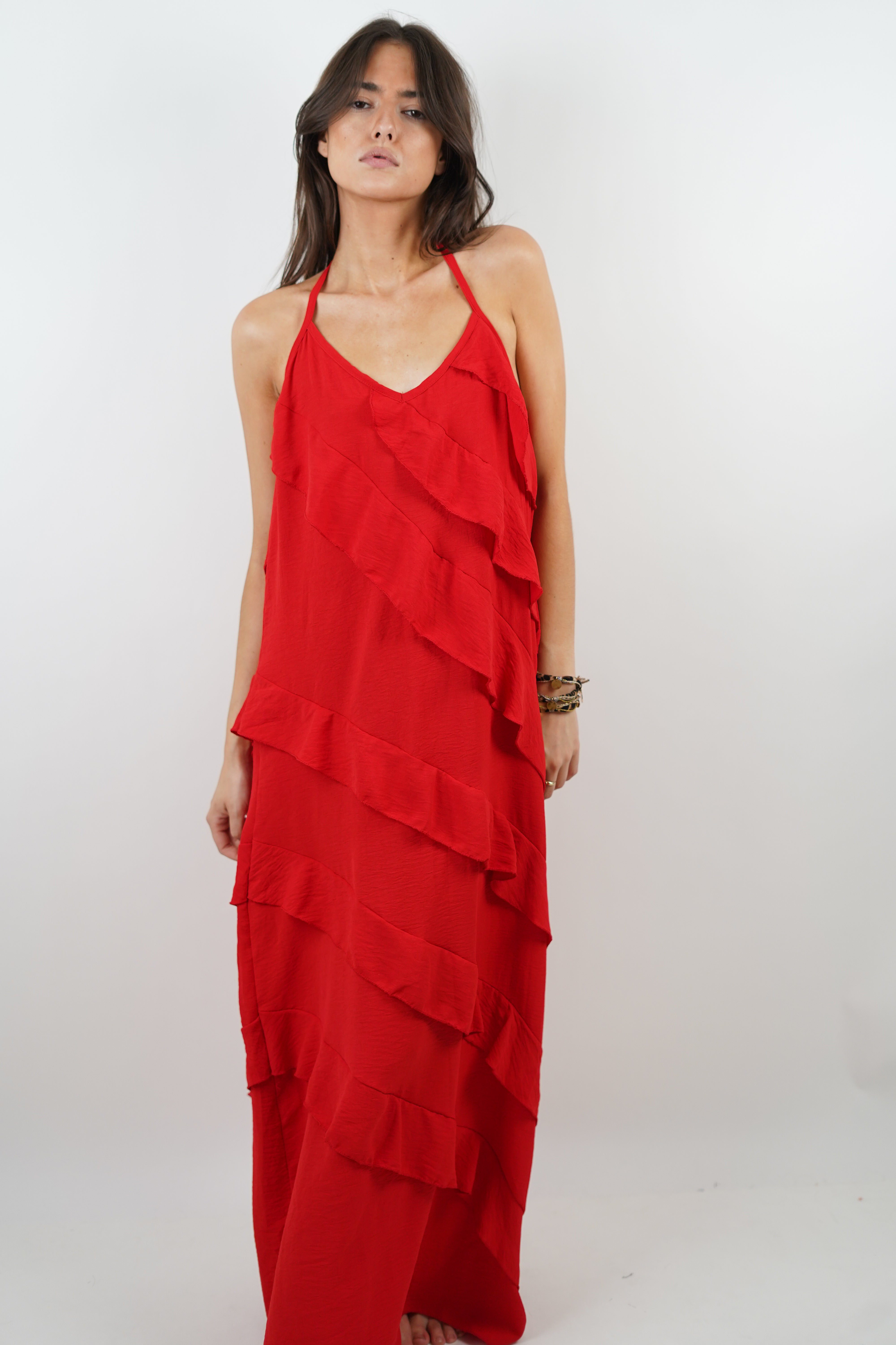 Robe Vanille rouge