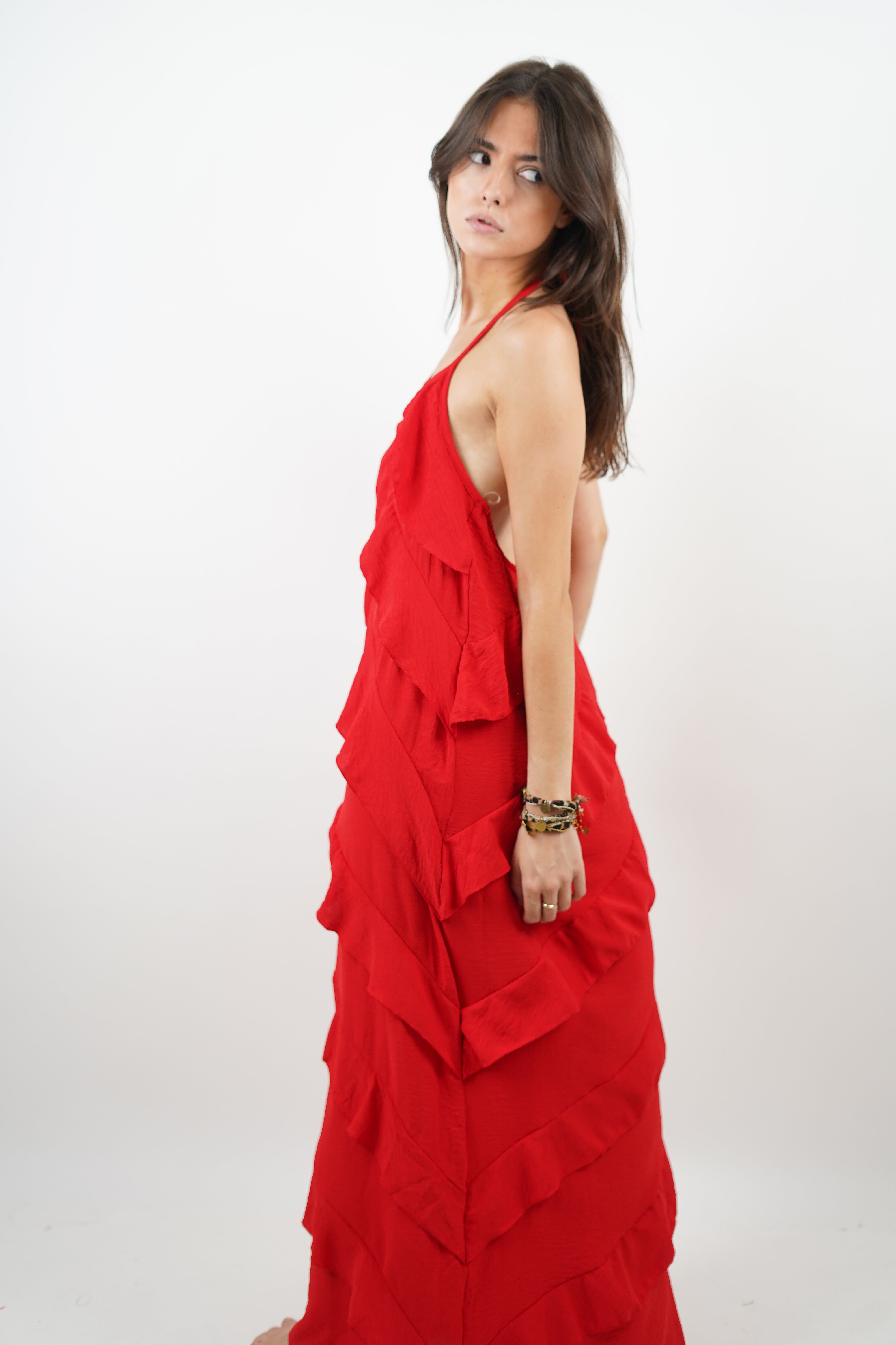 Robe Vanille rouge