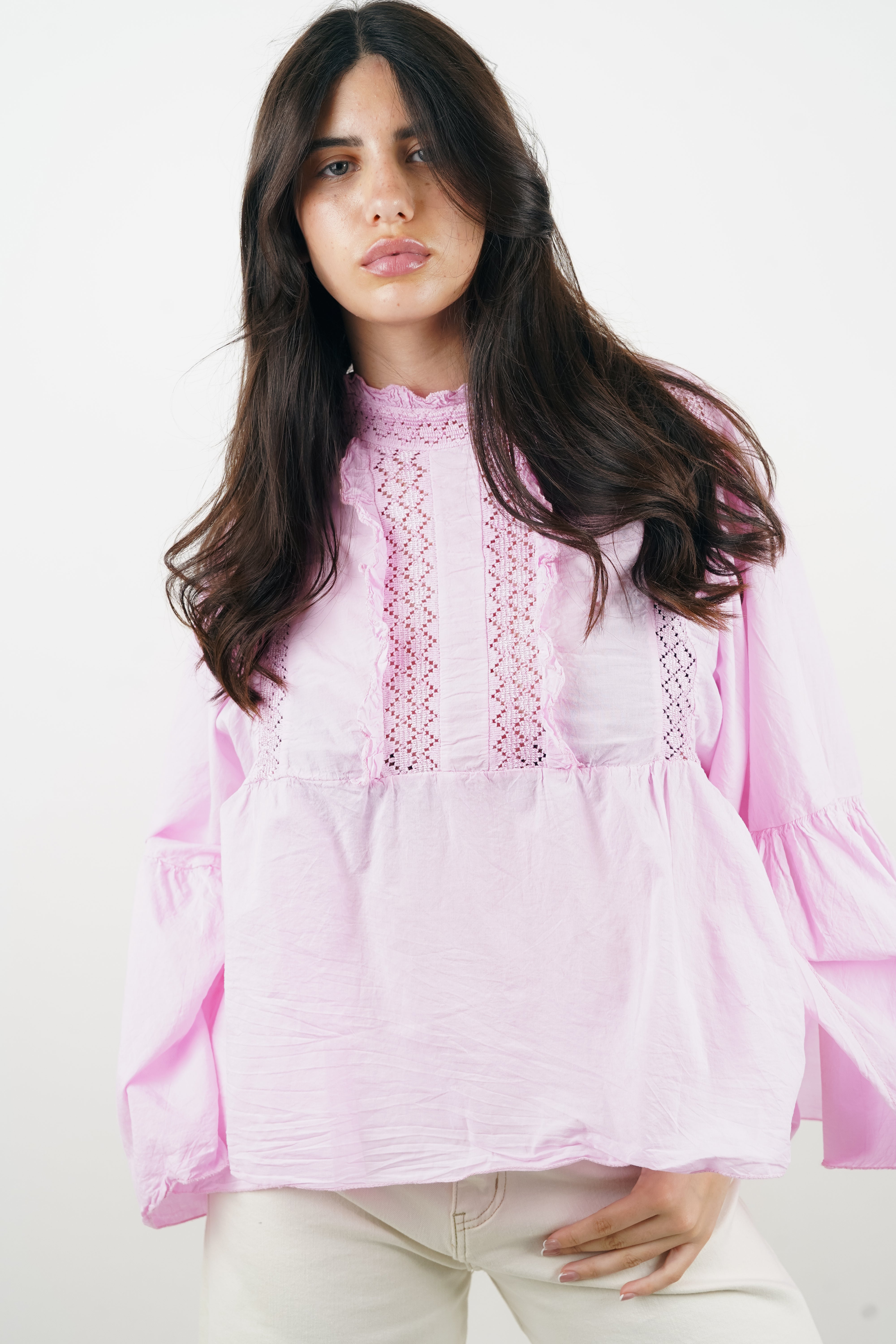 Blouse Léontine rose