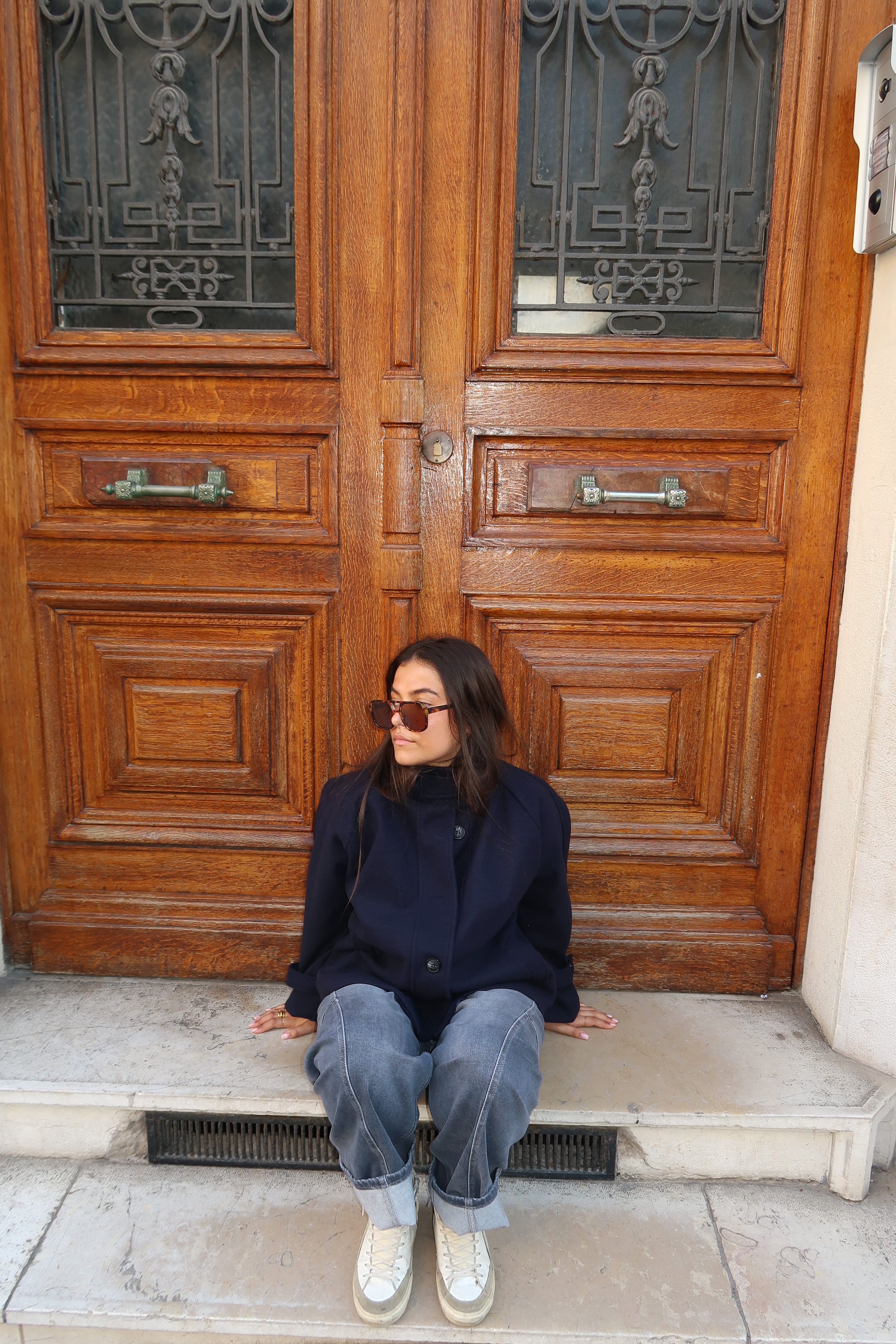 Calix Navy Blue Coat