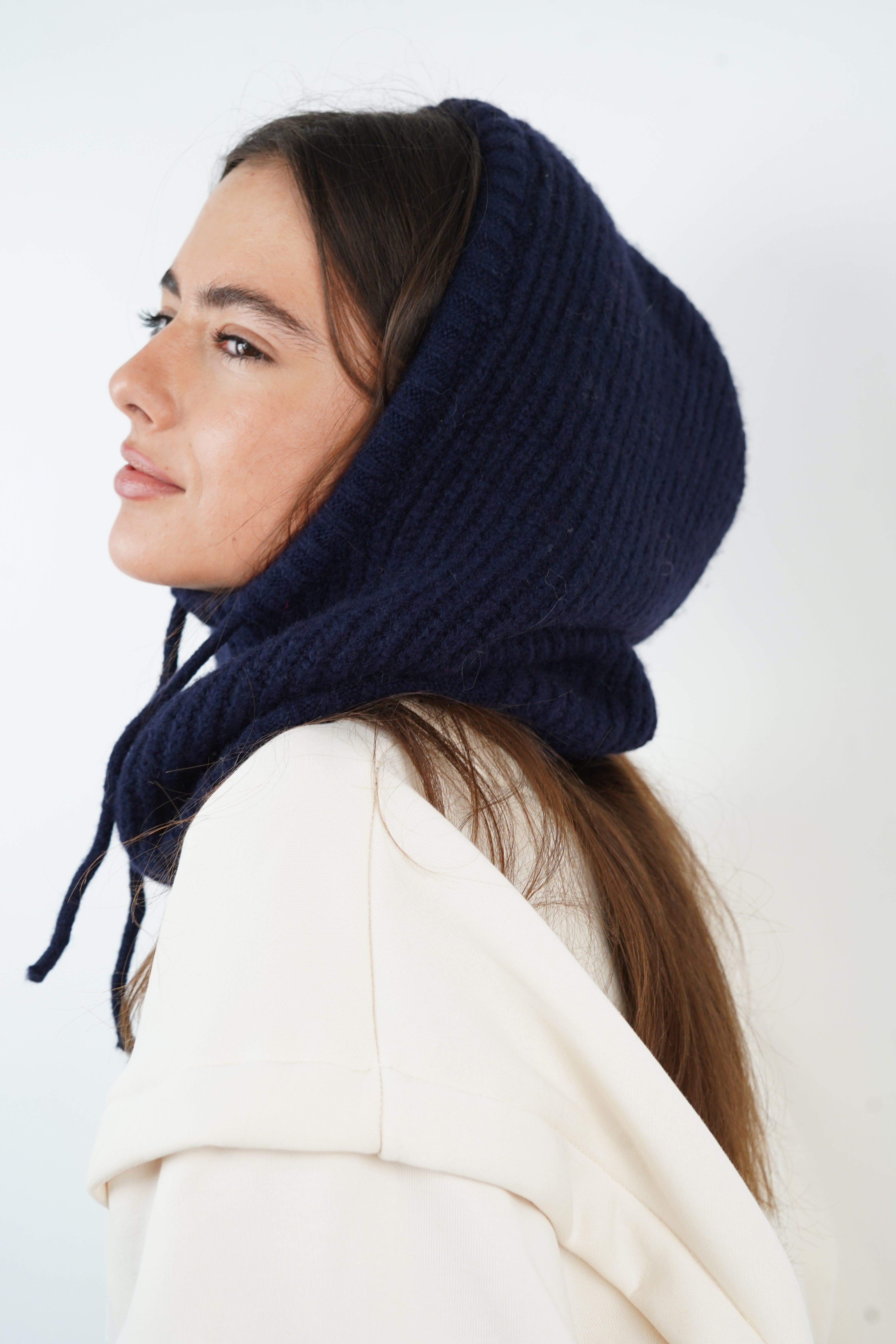 Diana Navy Blue Balaclava