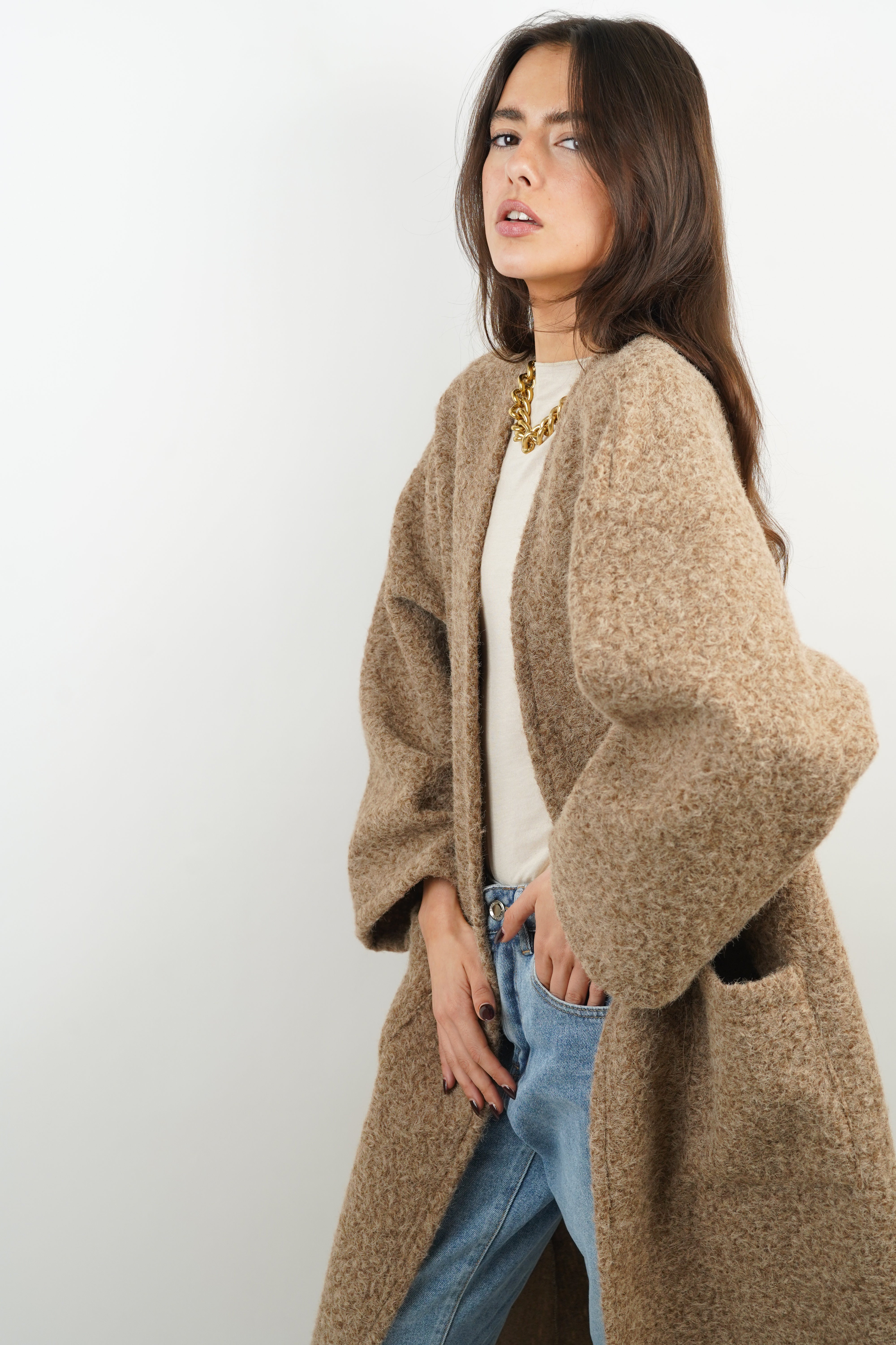 Nina camel jacket