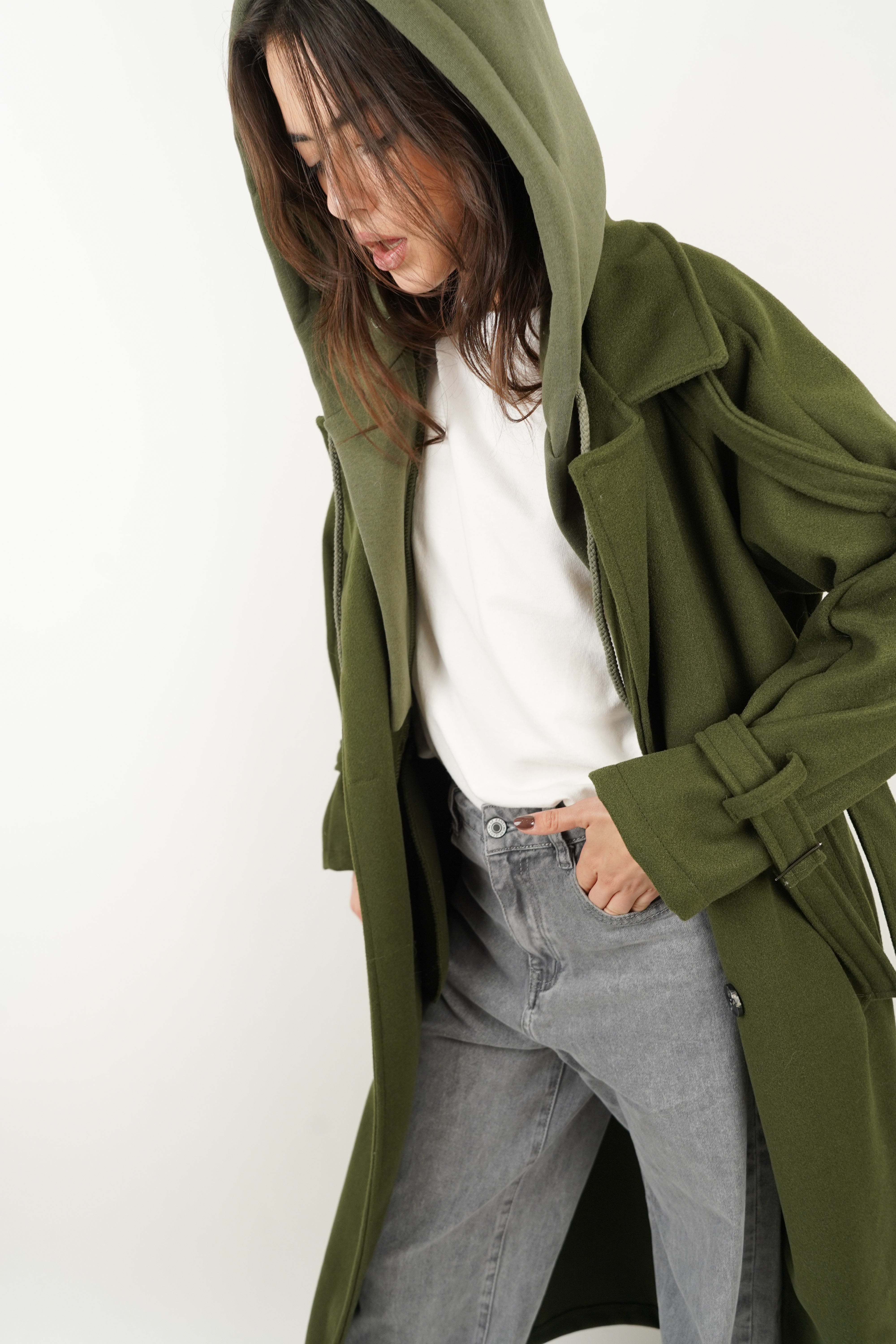 Sasha khaki coat