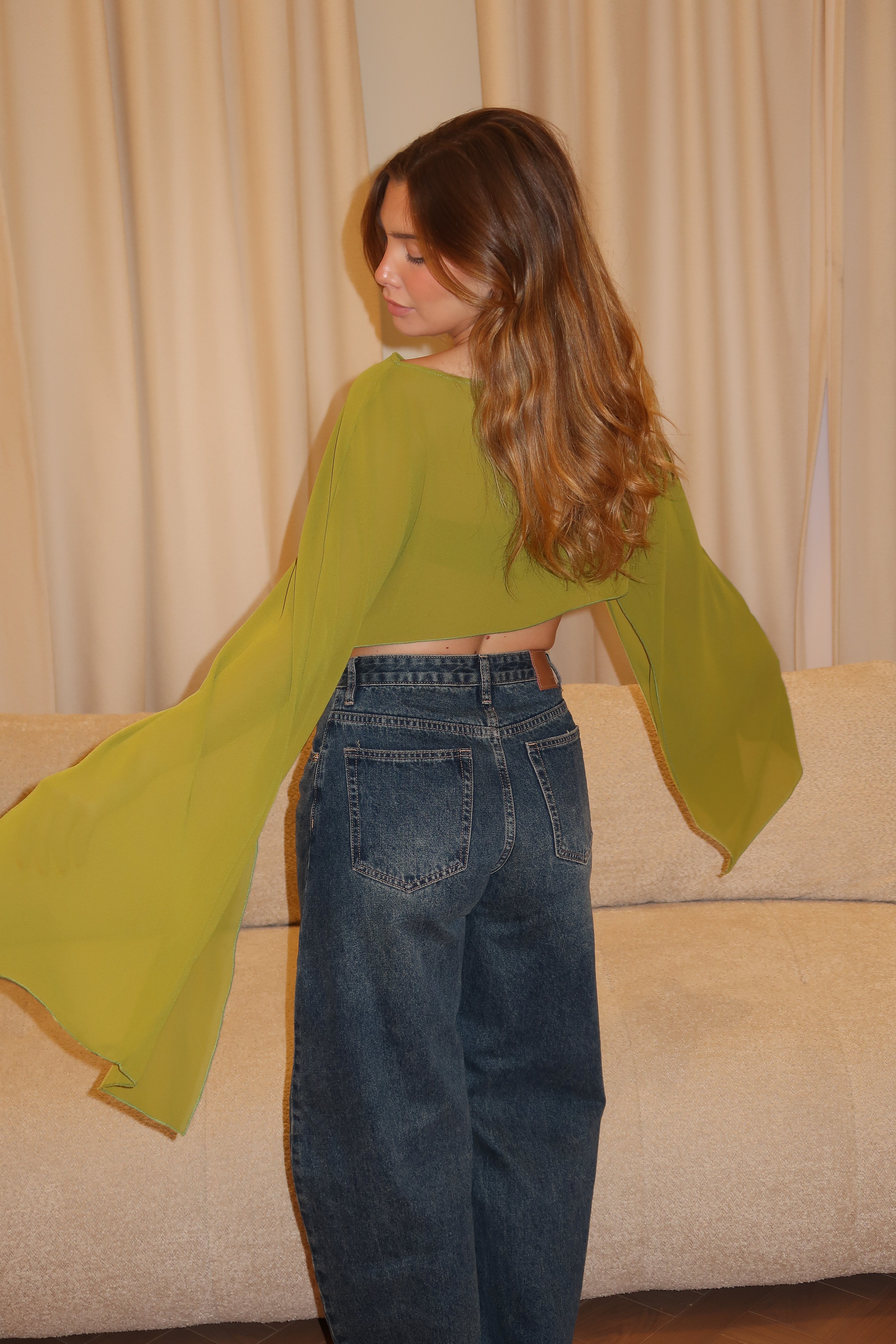 Cherry Cape olive green