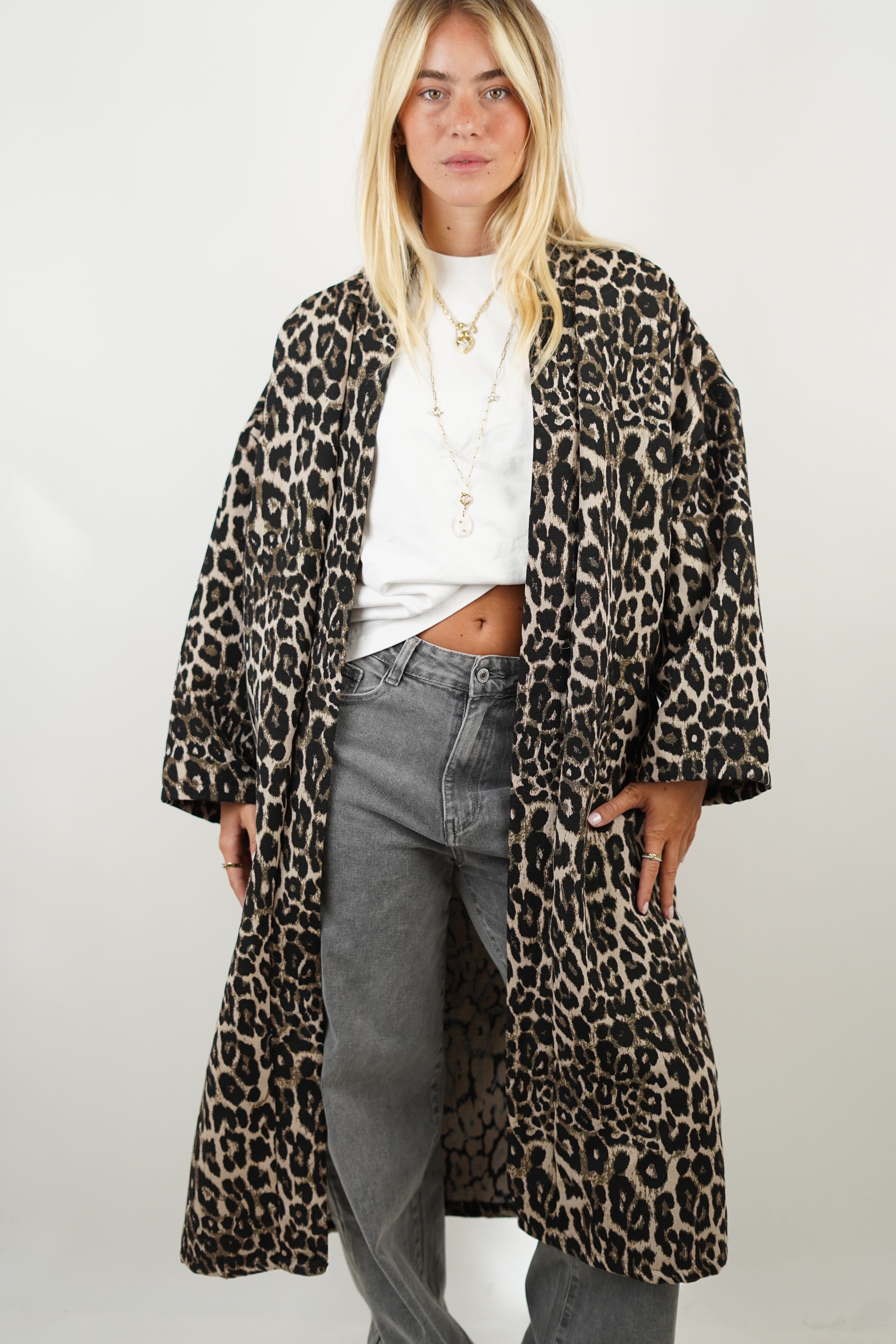 Leopard coat