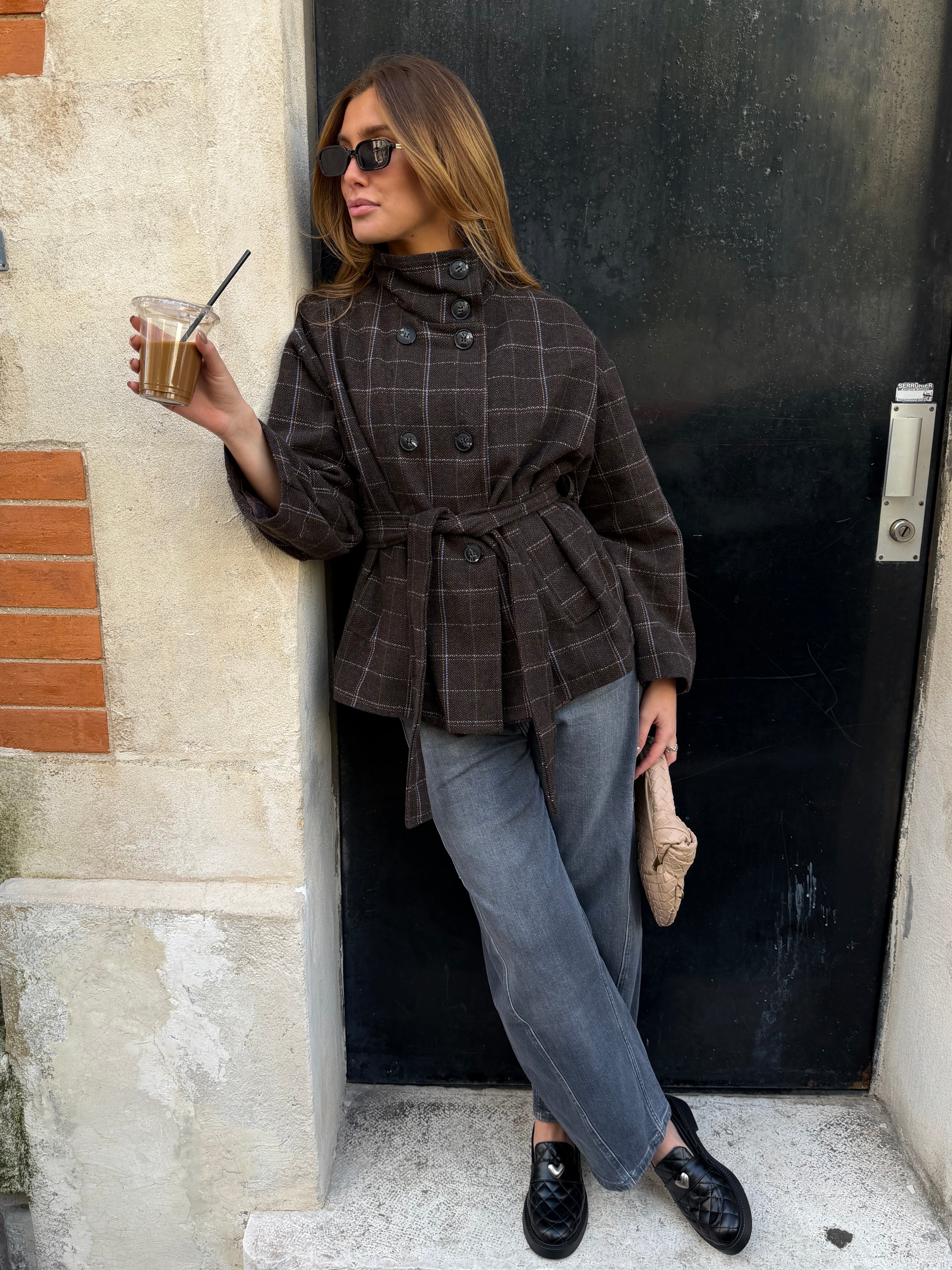 Freya brauner Mantel