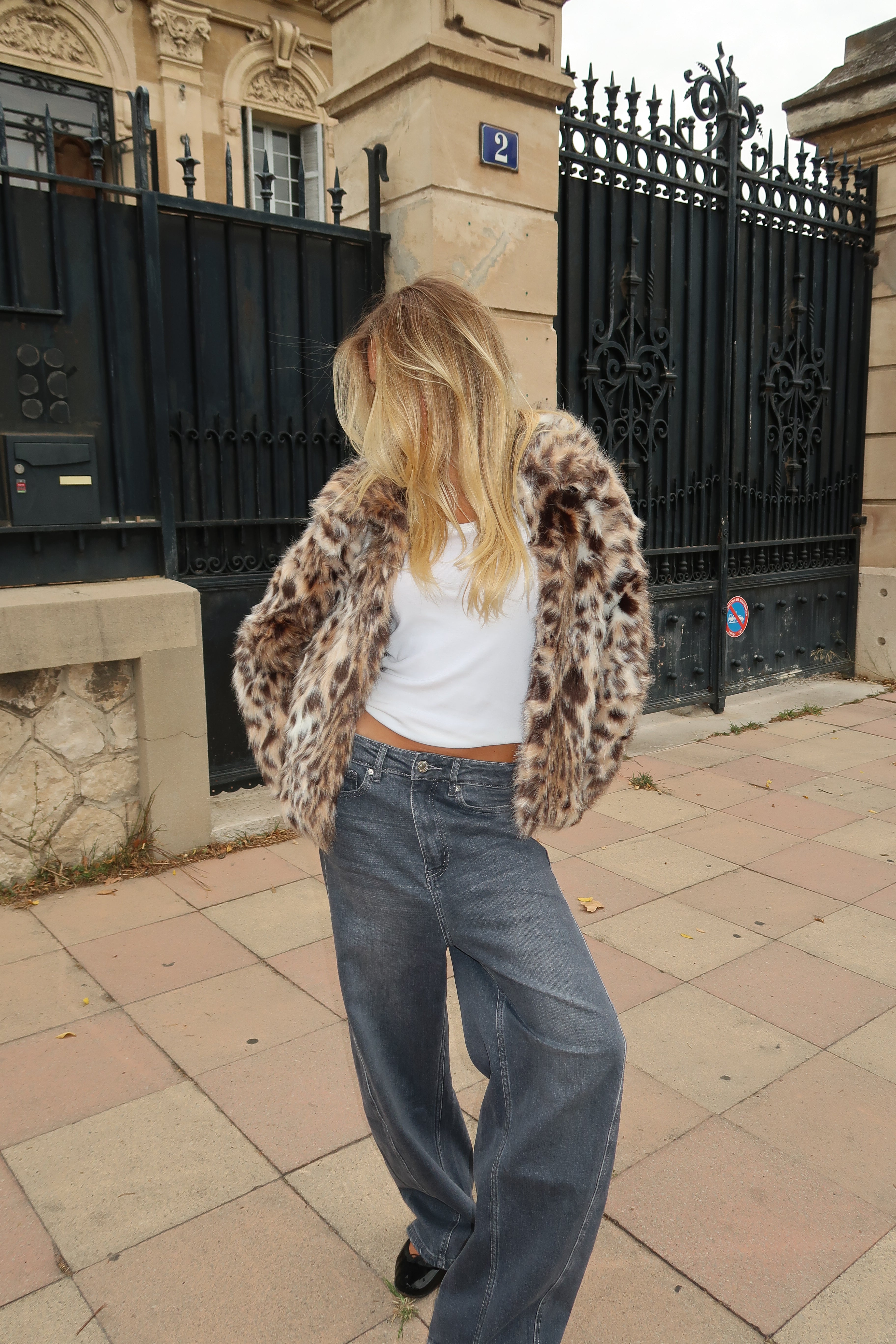 Veste fausse fourrure Chloé