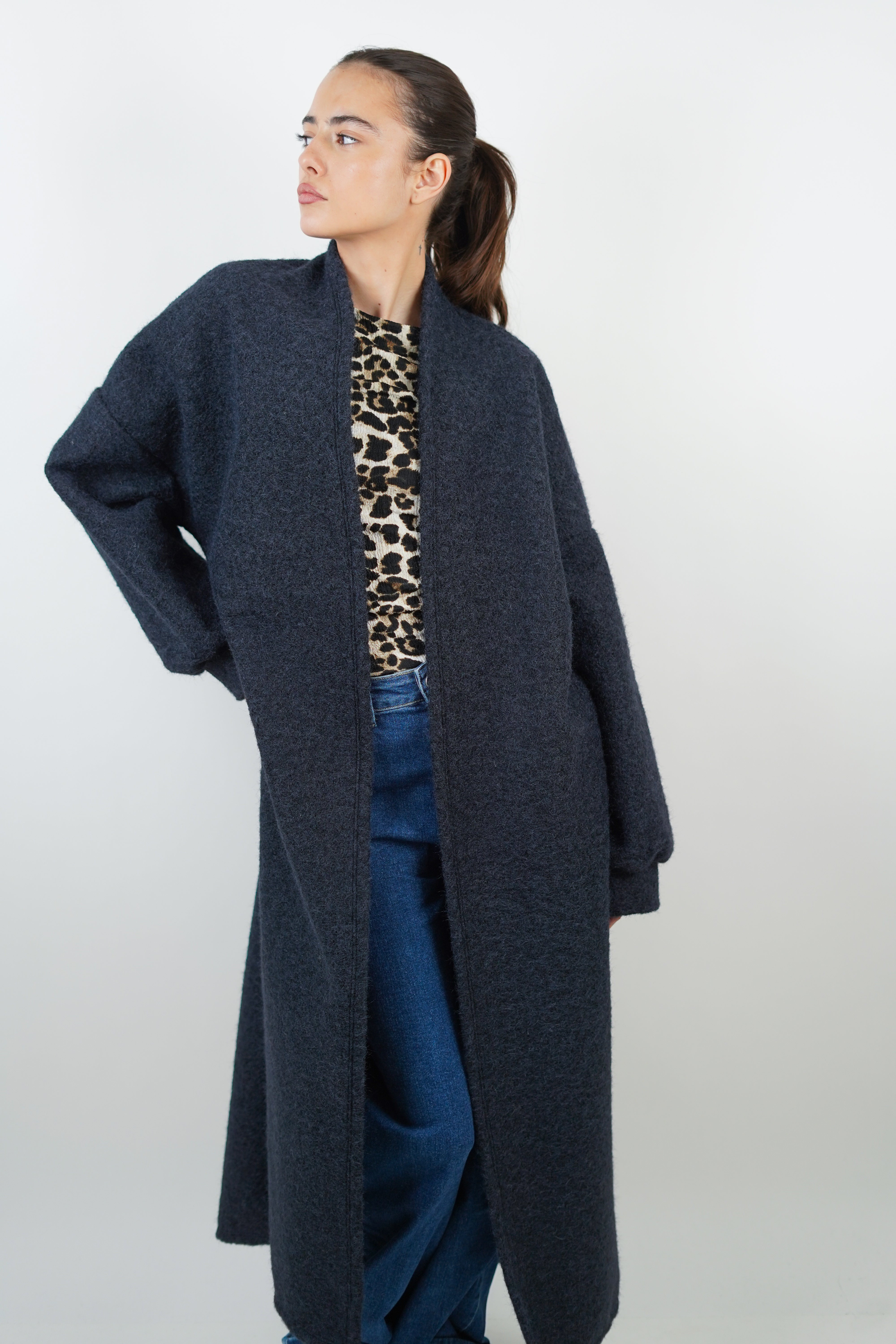 Saona Navy Blue Coat