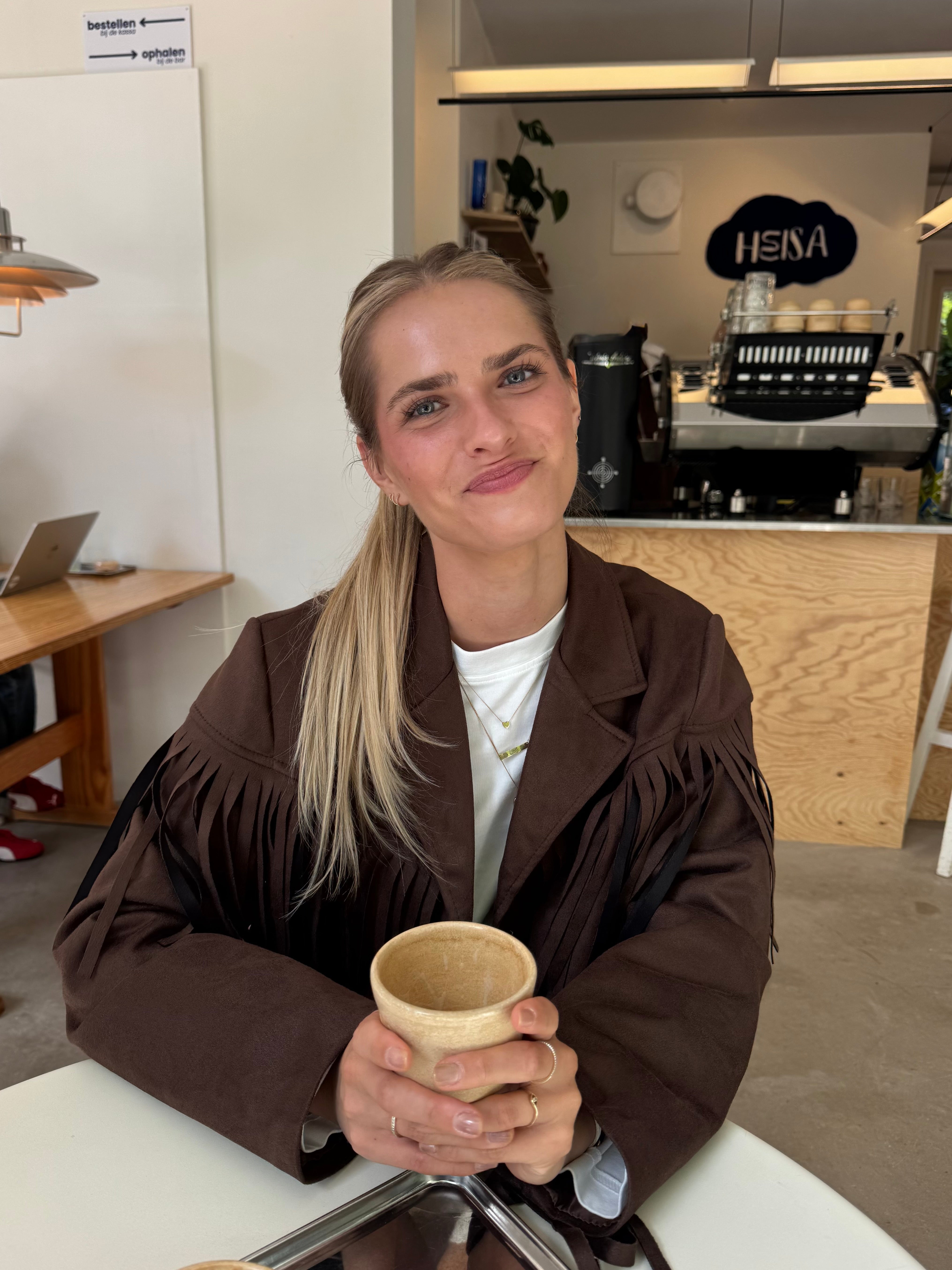 Veste Laëticia marron