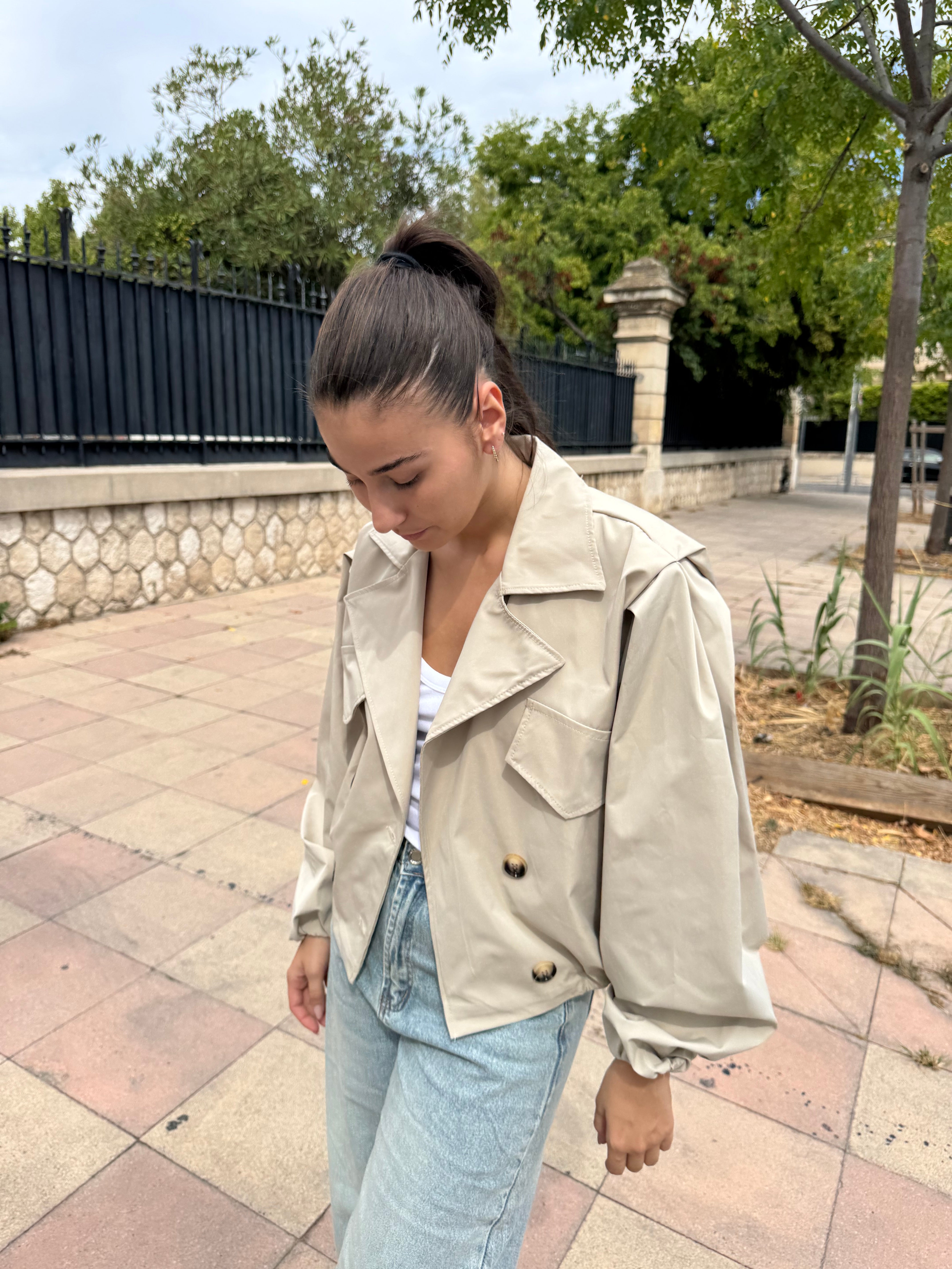 Trench Tessa beige