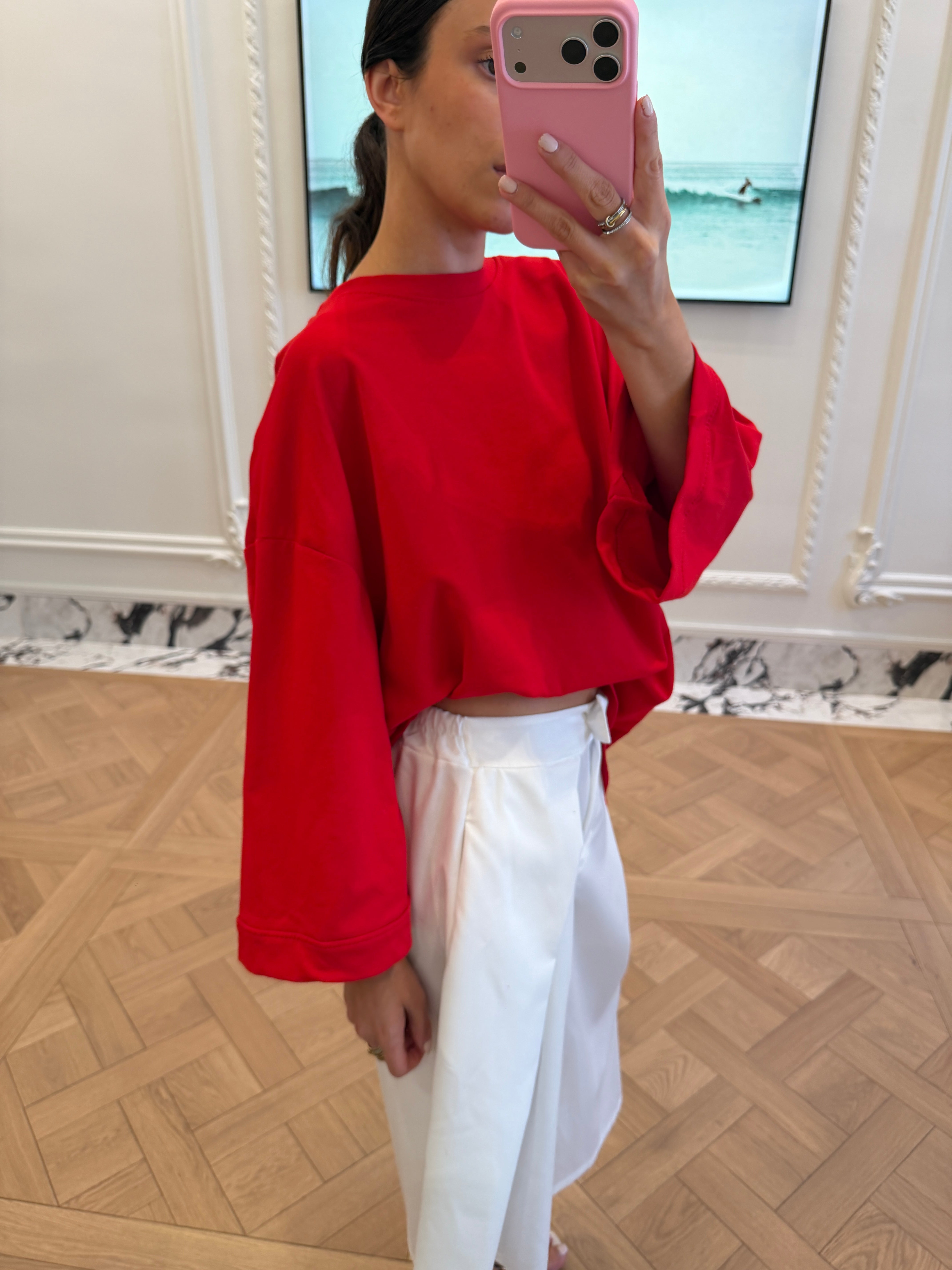 Tee-shirt Cecile rouge