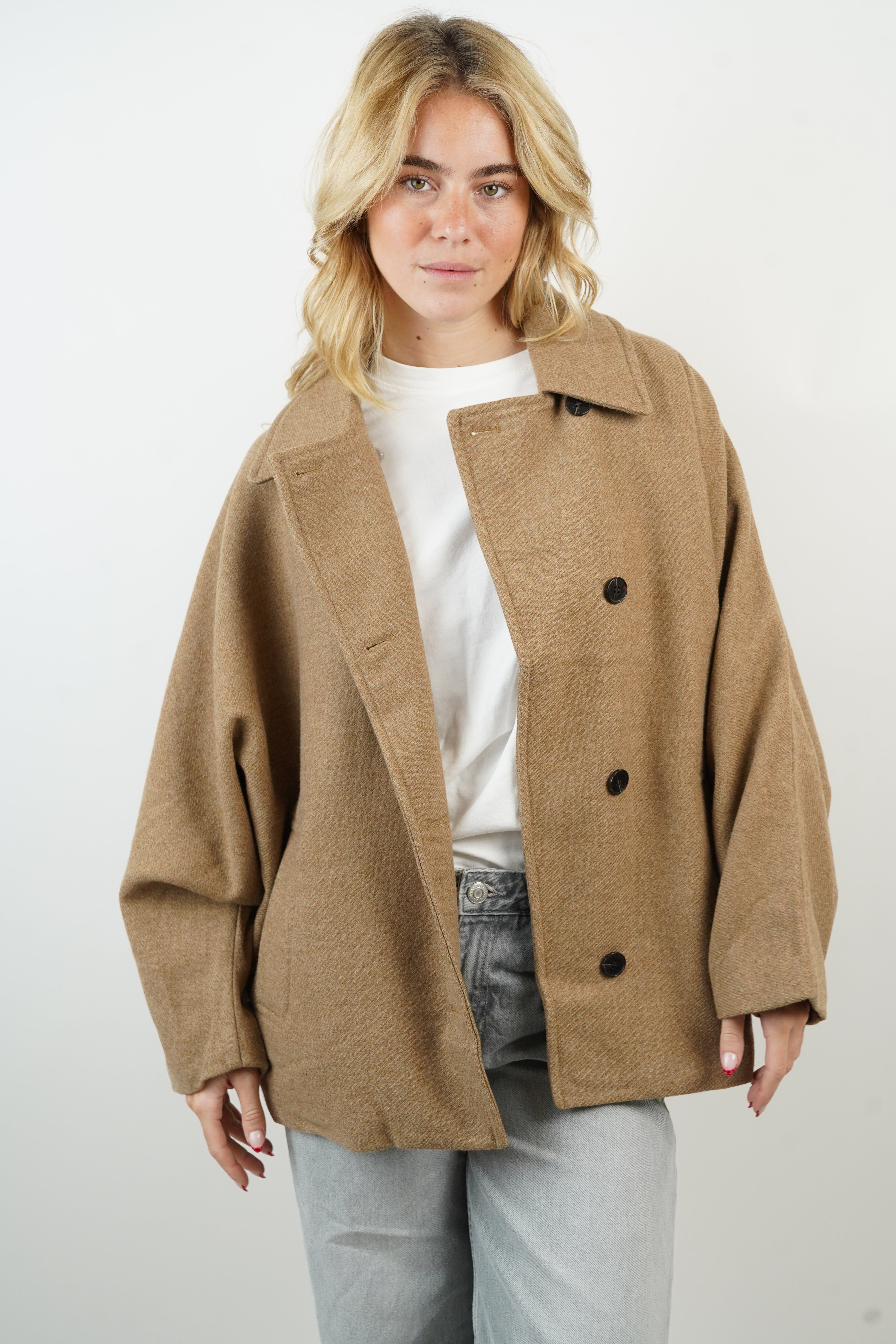 Margarette hazelnut coat