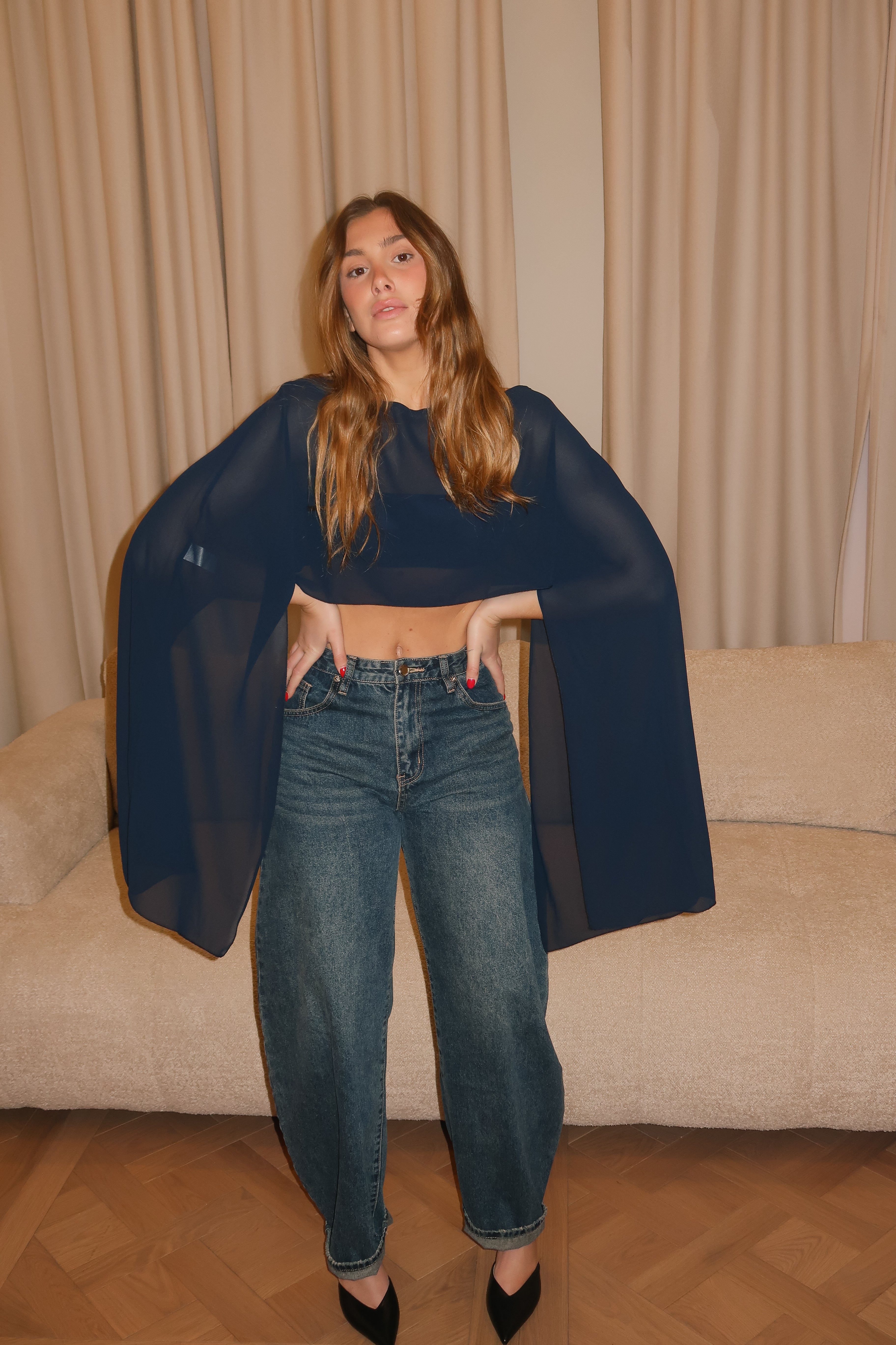 Cape Cherry bleu marine