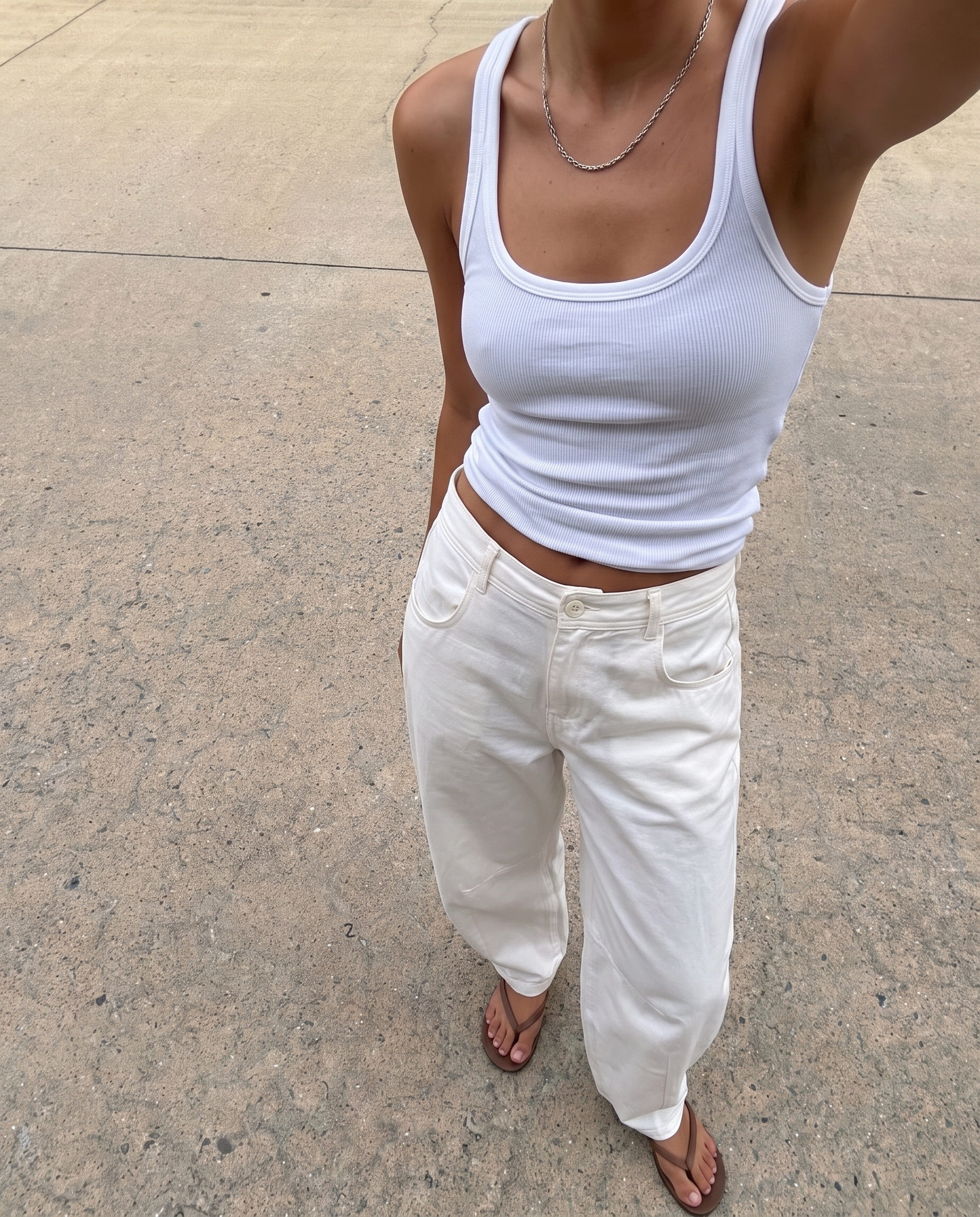 Pantalon Vikky crème