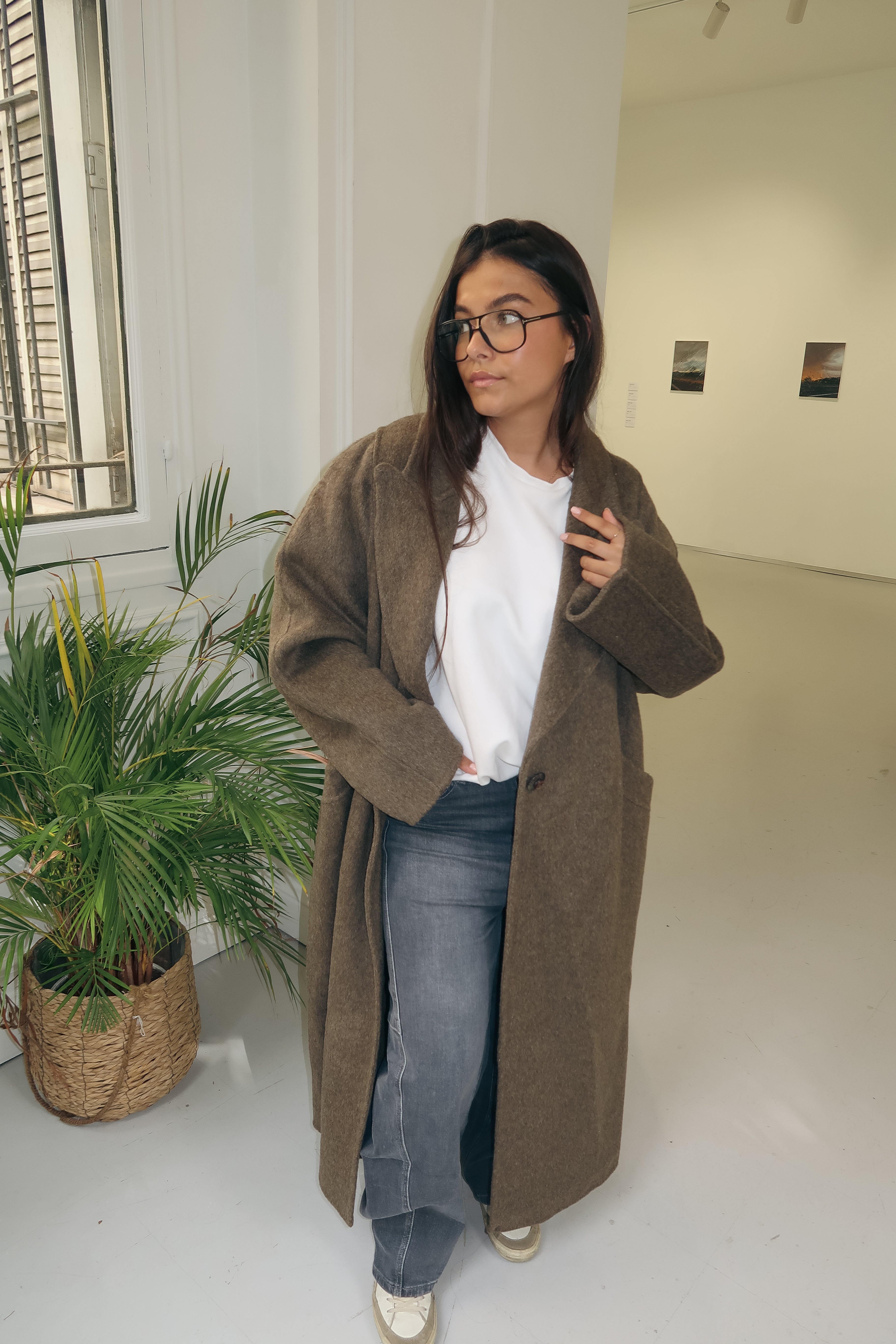 Louana Mantel aus 100 % Wolle