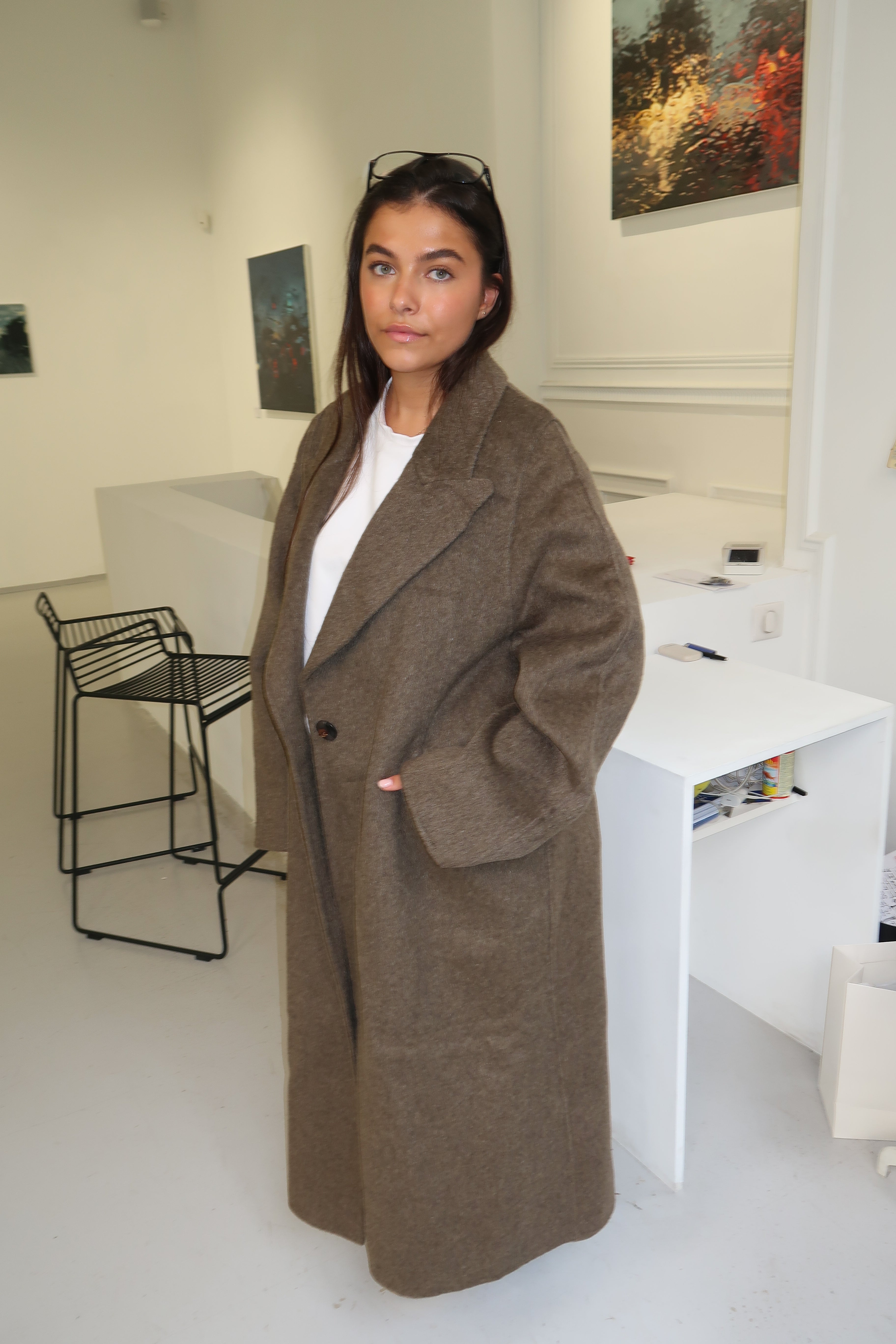 Louana Mantel aus 100 % Wolle