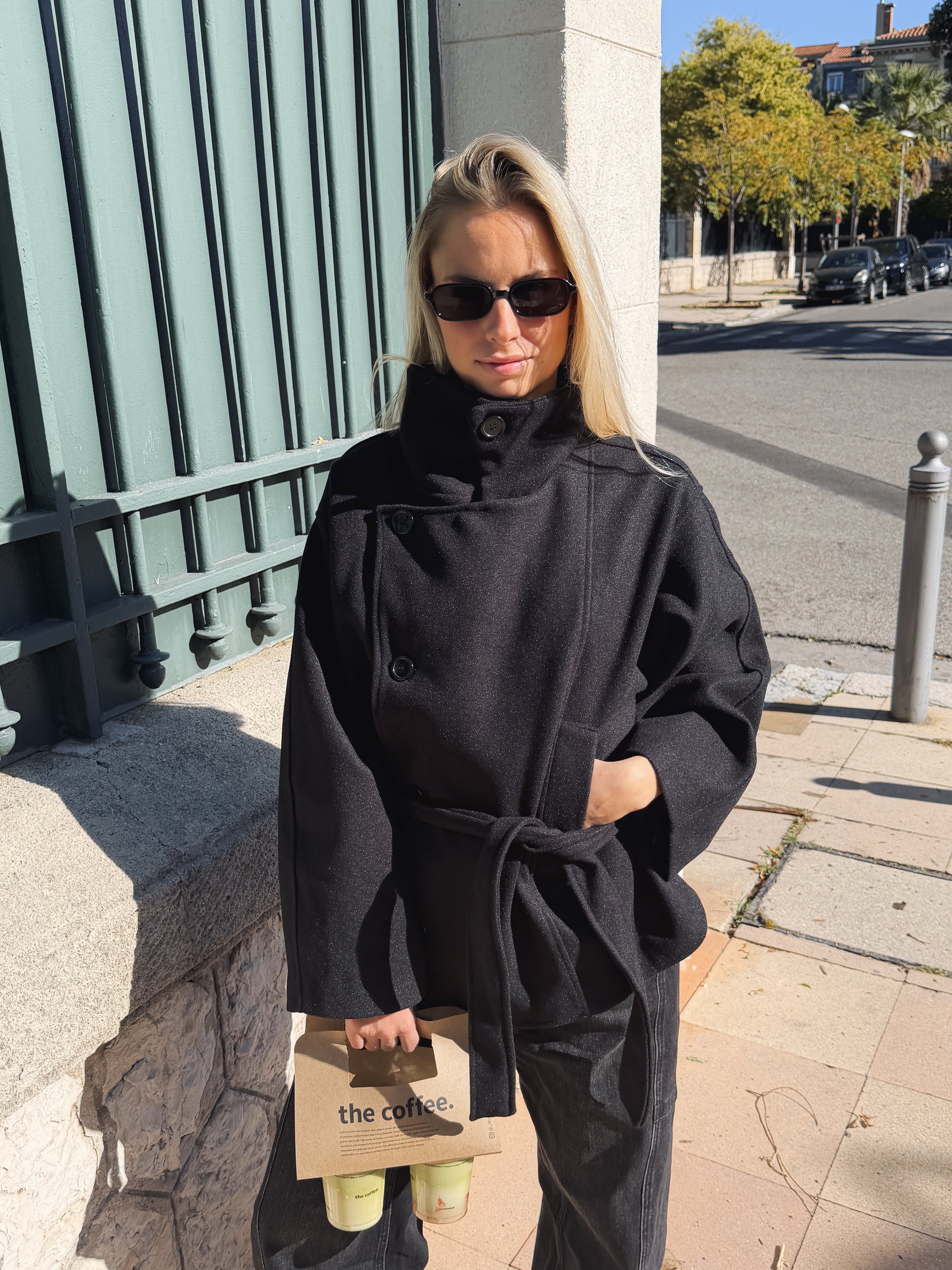 Manteau Roxane noir