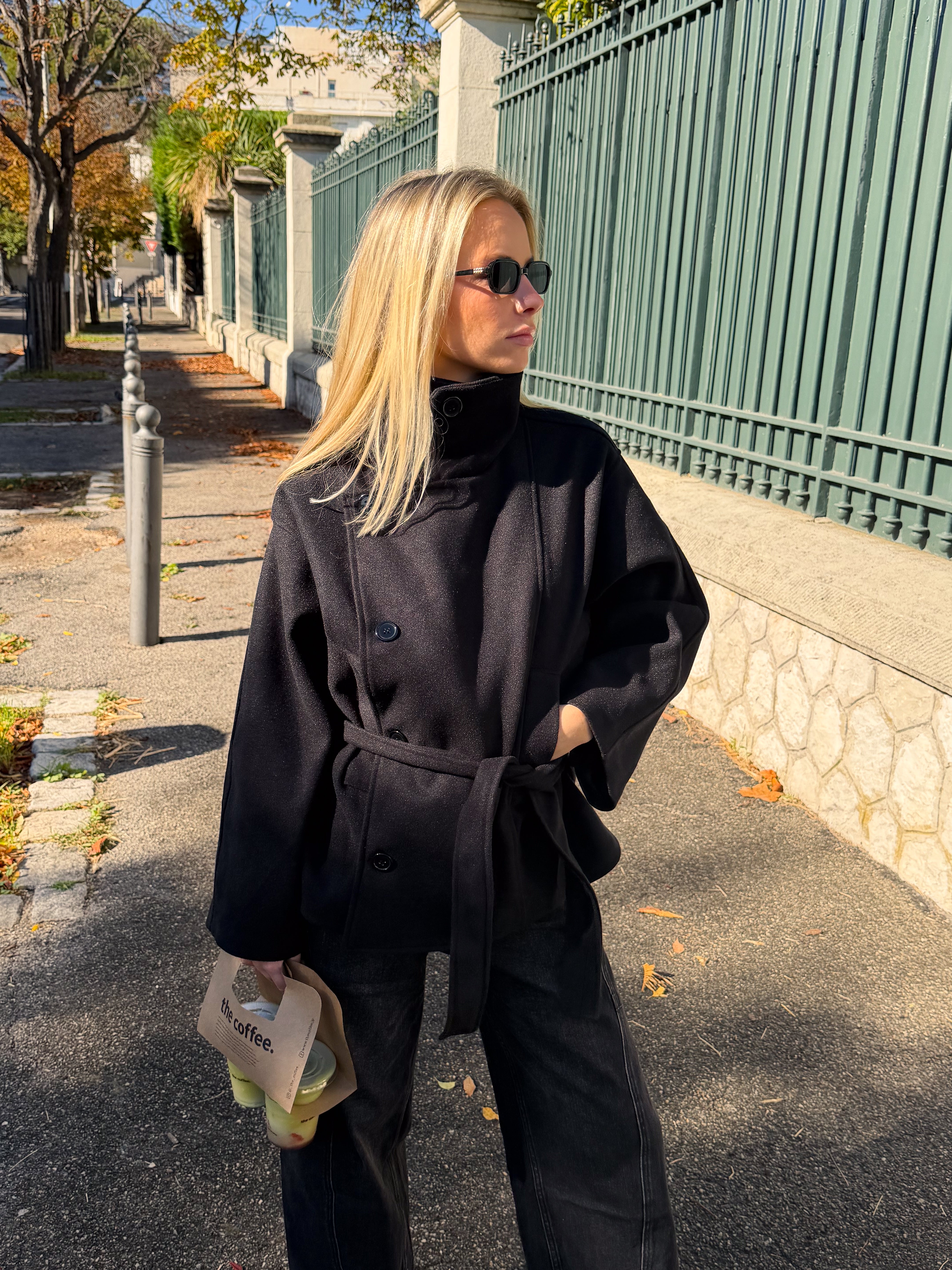 Manteau Roxane noir