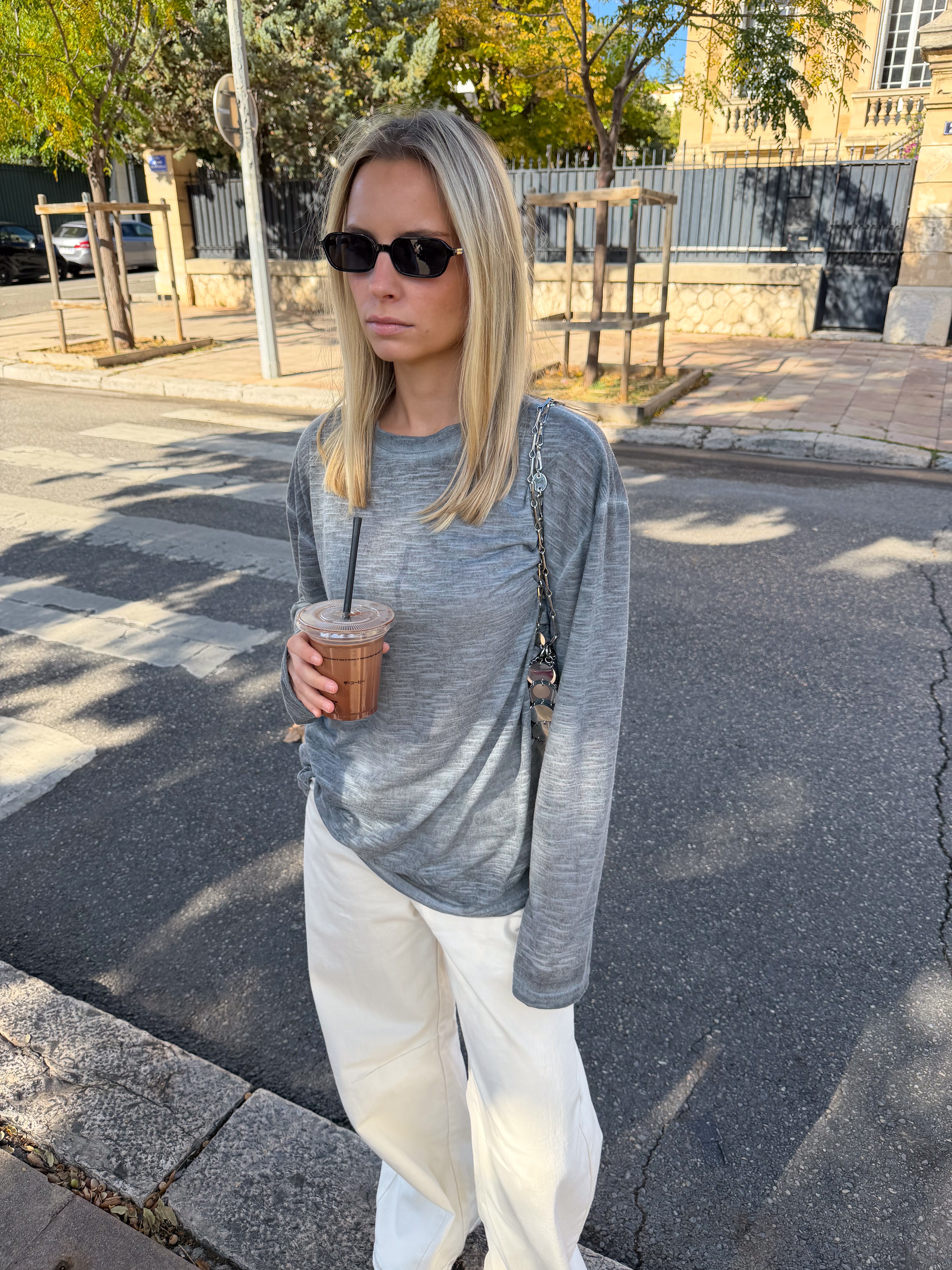 Tee-shirt Colomba gris