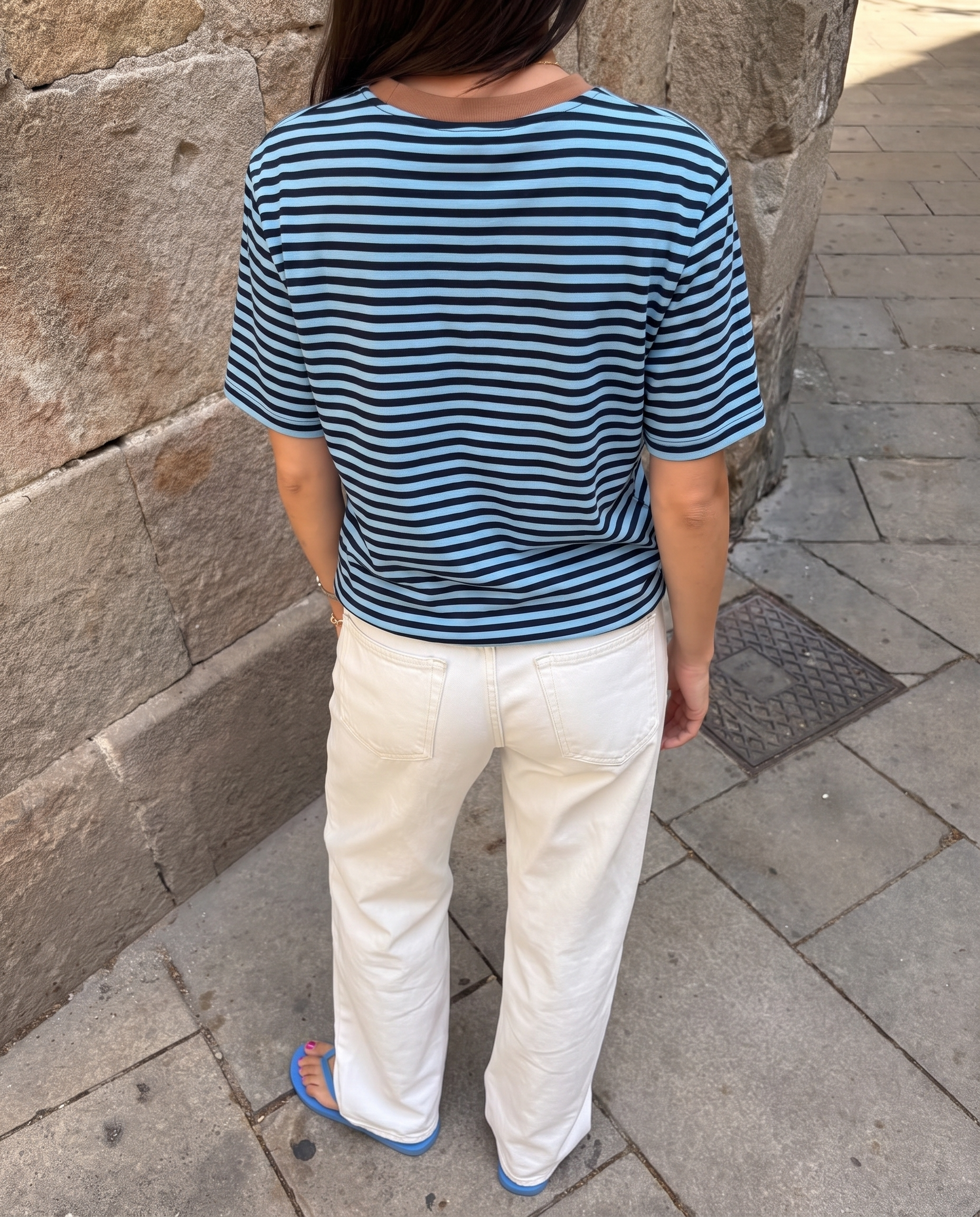 T-shirt Saint-Tropez blu