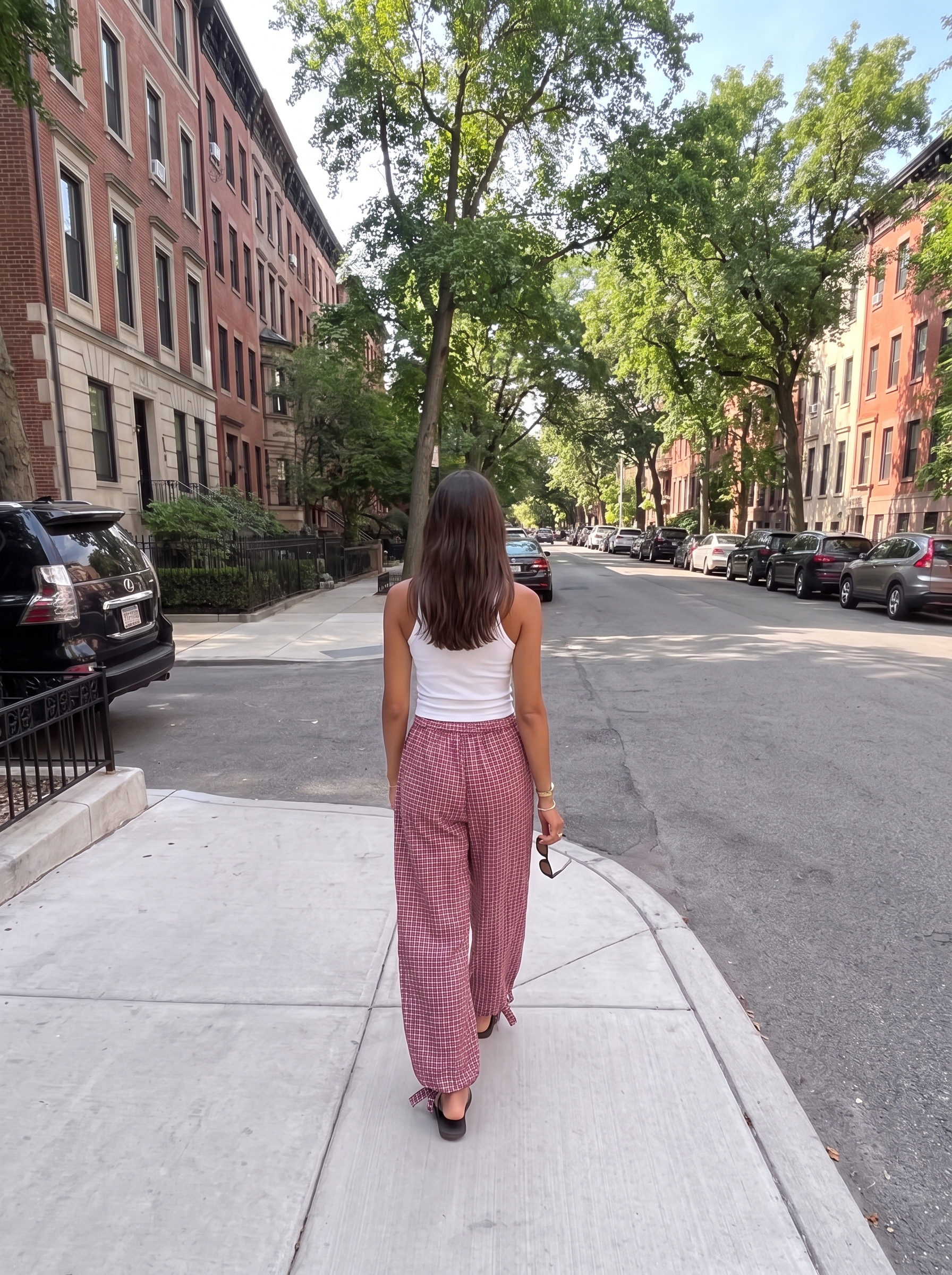 Esther bukse rød
