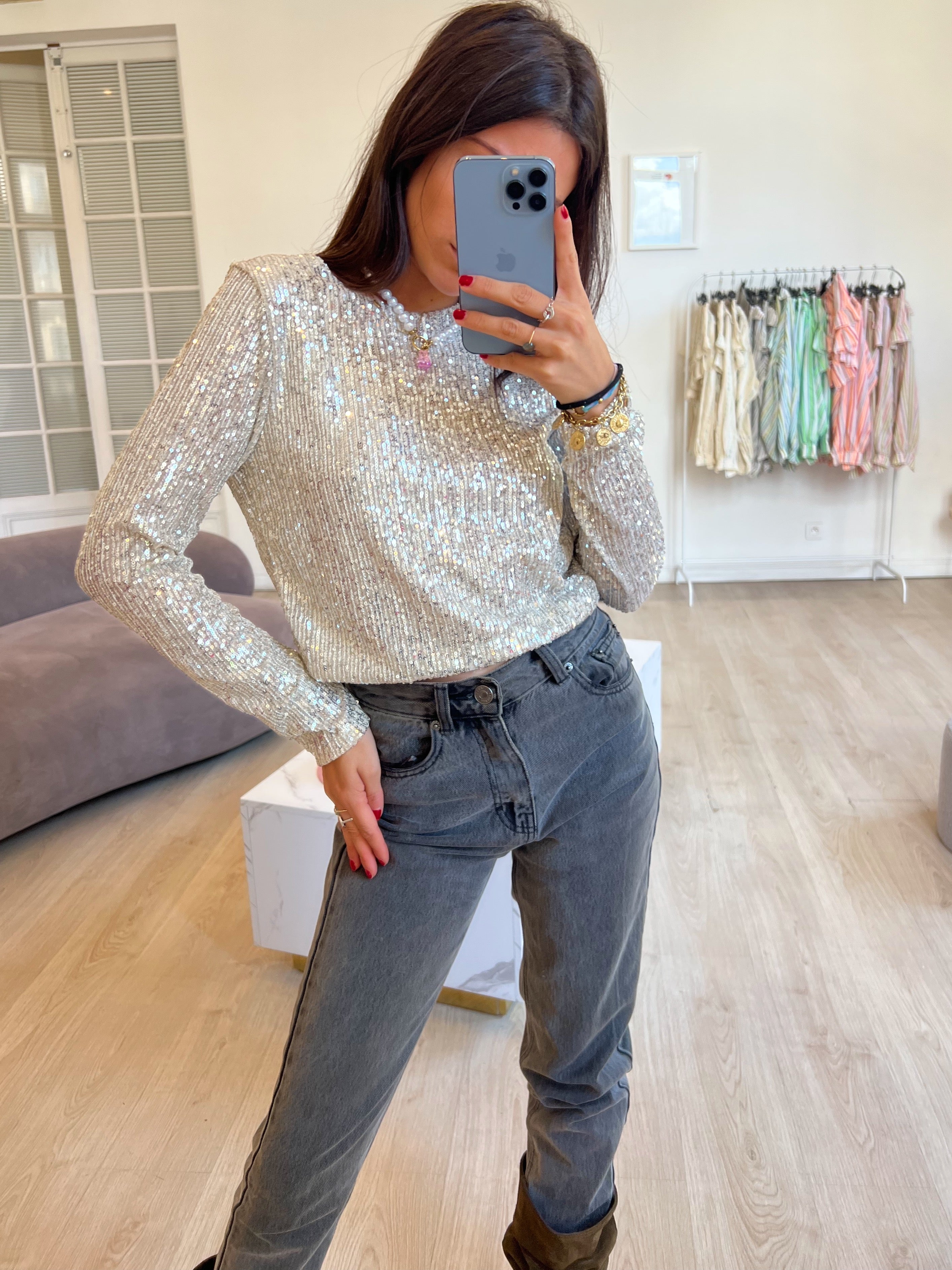 Sequin Top