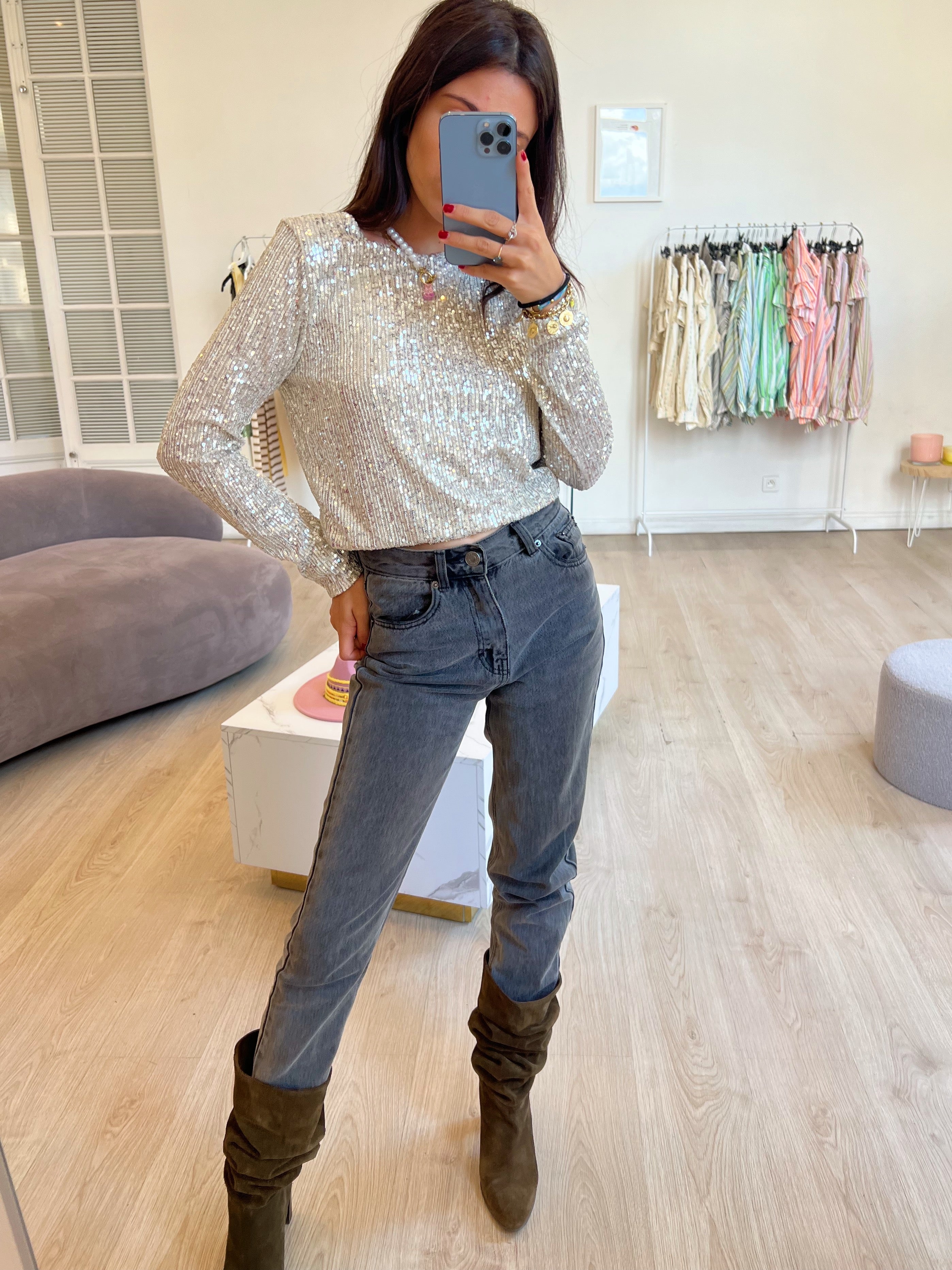 Sequin Top